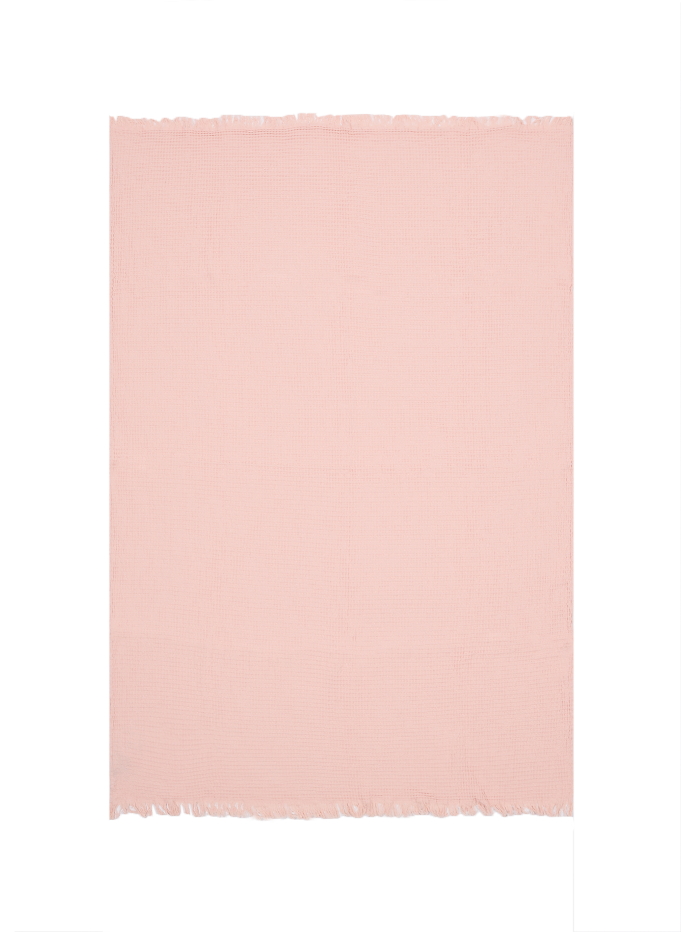 AU PRINTEMPS PARIS Honeycomb cotton plaid Pink