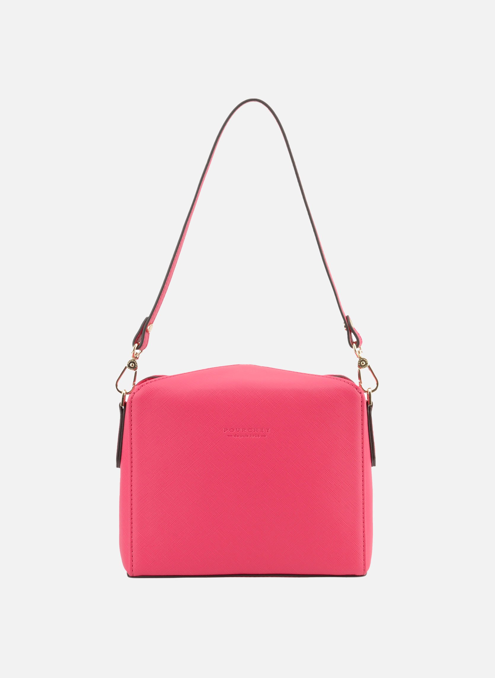 POURCHET Cassetta toile - sac porté épaule Rose