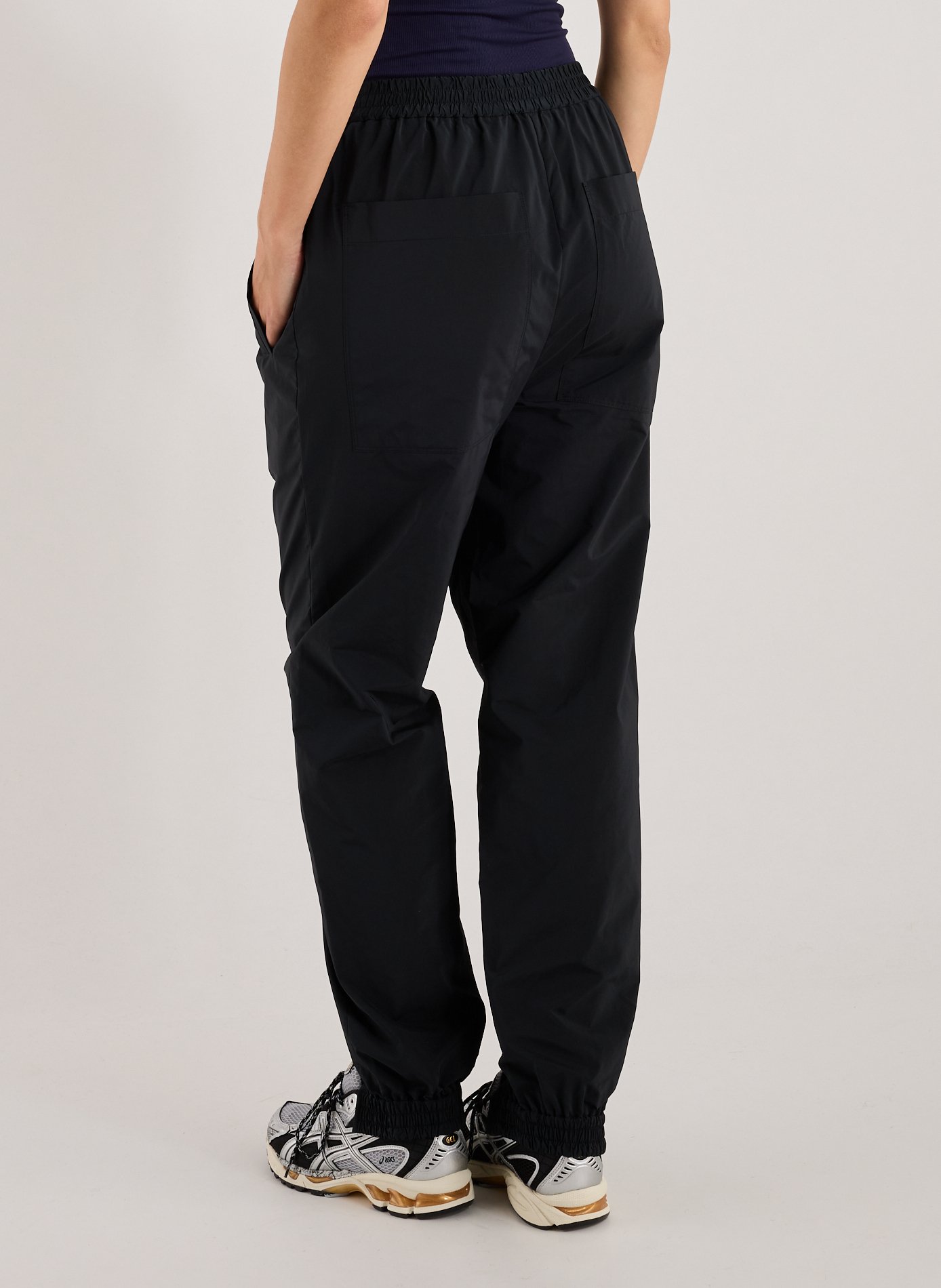 Pantalon de survêtement zippé TIBI Noir