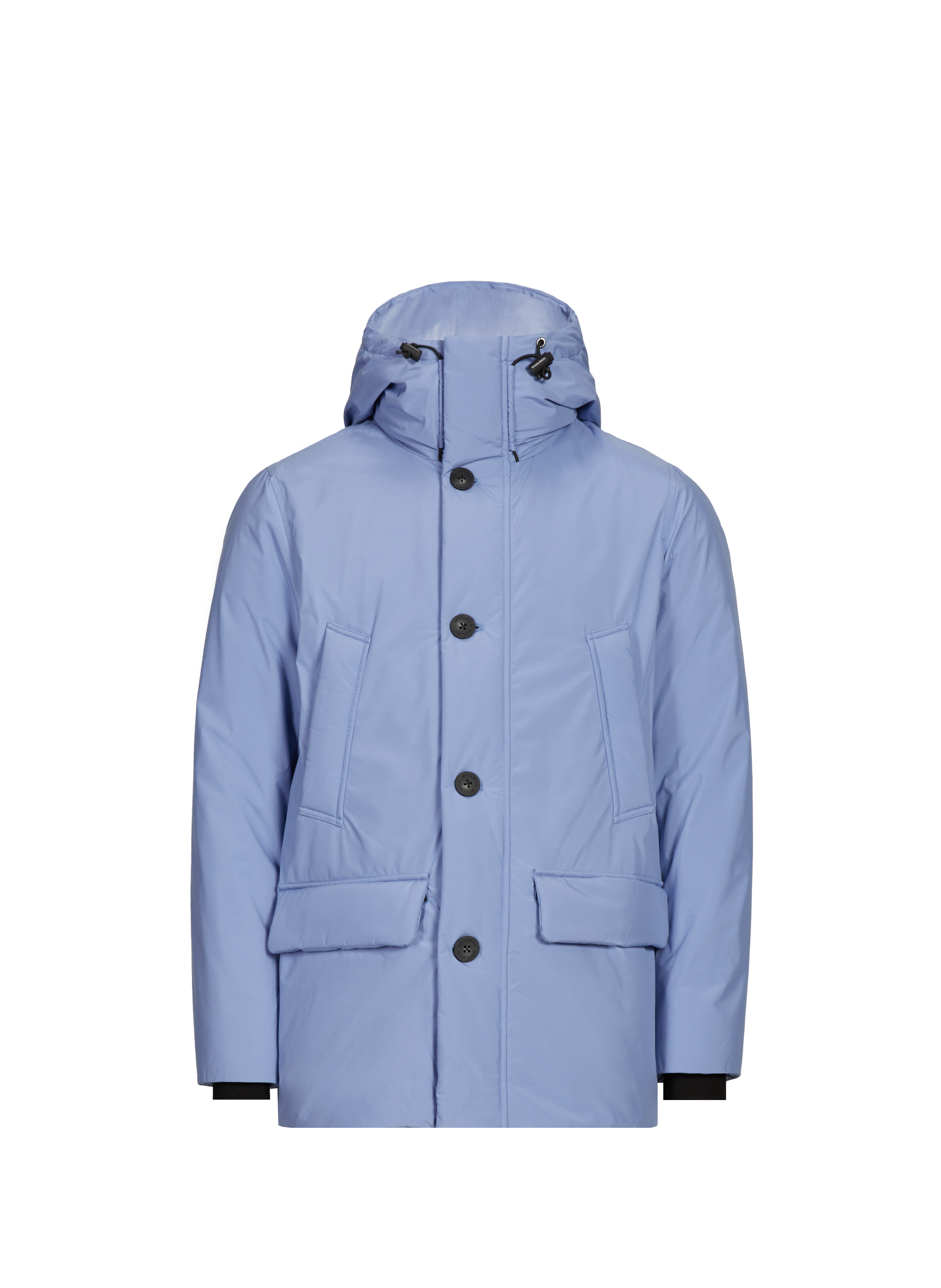 WOOLRICH Parka droite à capuche Bleu