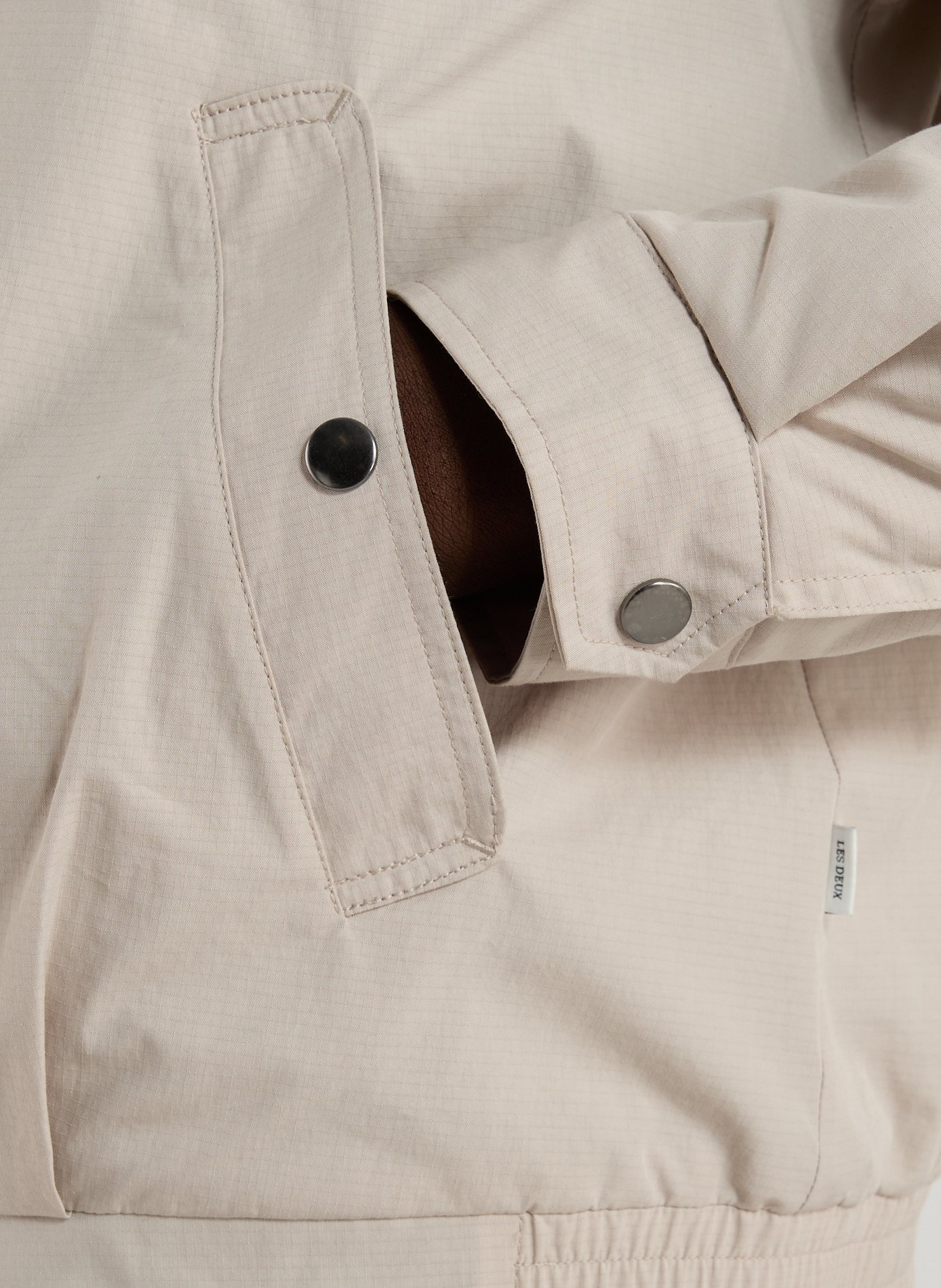 Blouson en coton mélangé LES DEUX Gris