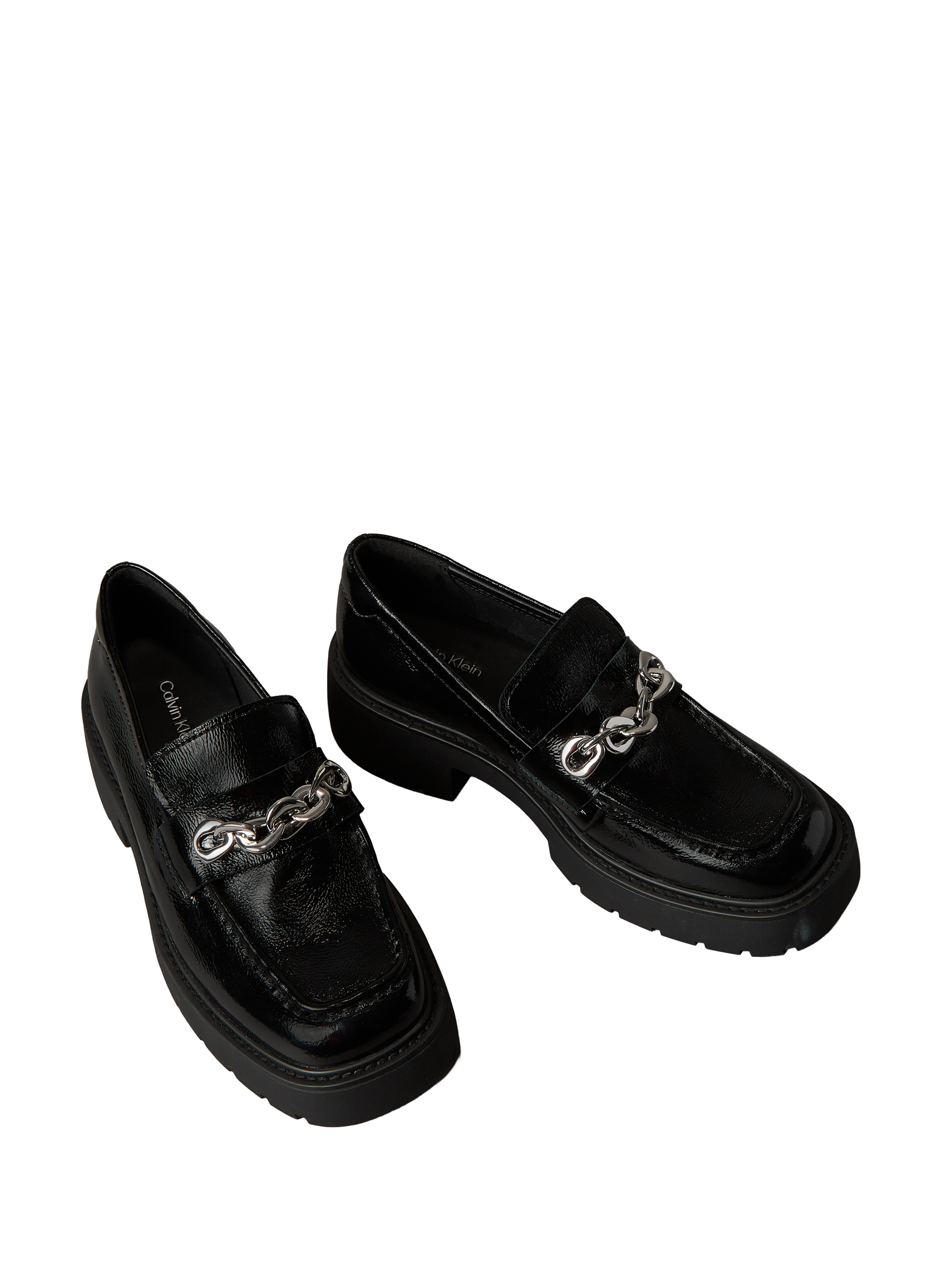 Moccasin with serrated sole CALVIN KLEIN Black