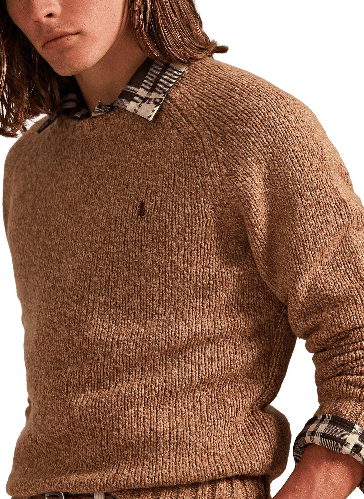 Mixed wool sweatshirt POLO RALPH LAUREN Beige