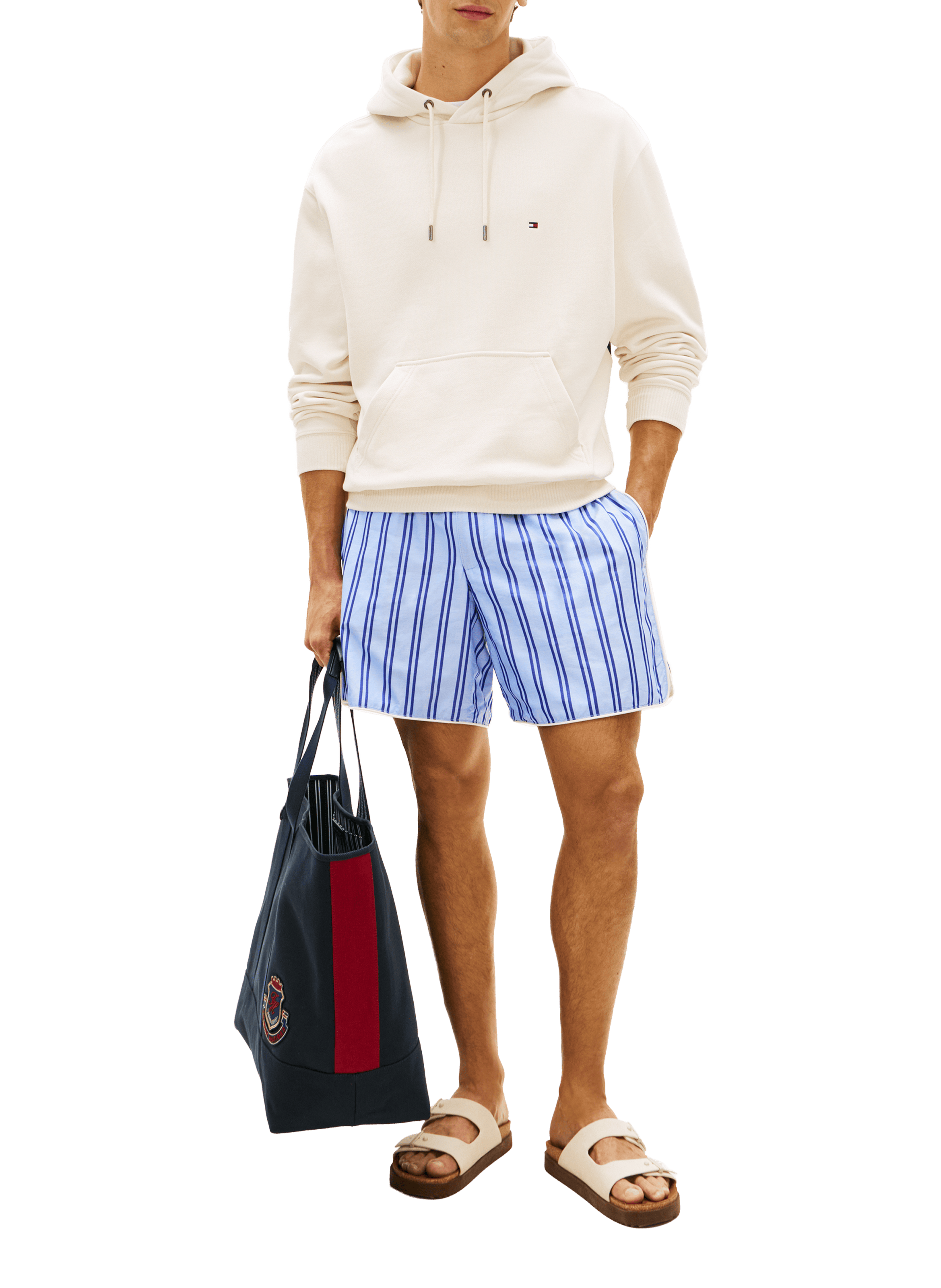 Cotton Hooded Sweatshirt TOMMY HILFIGER Beige