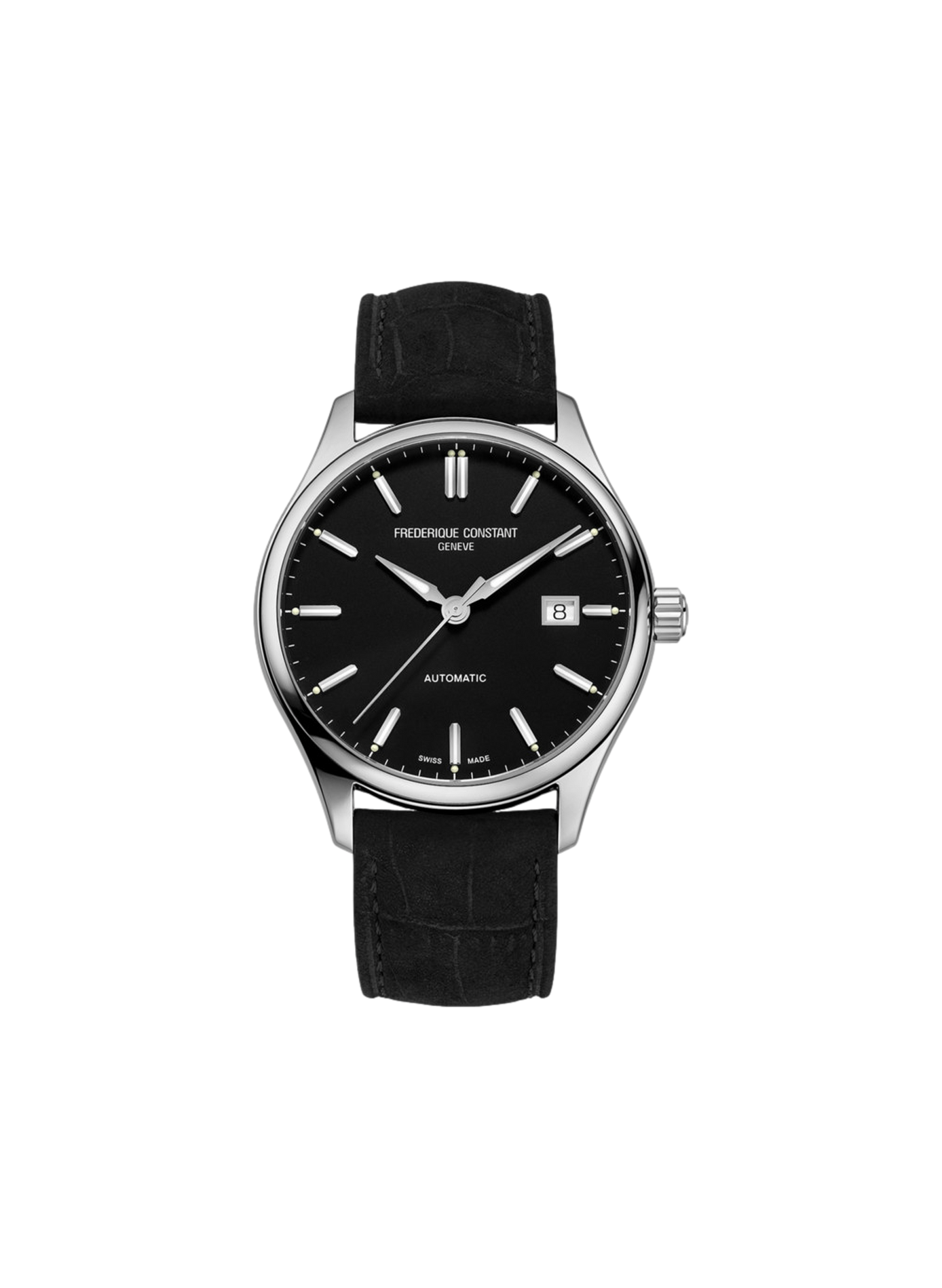 Automatische Uhr Classics Index Automatic aus Leder FREDERIQUE CONSTANT Grun