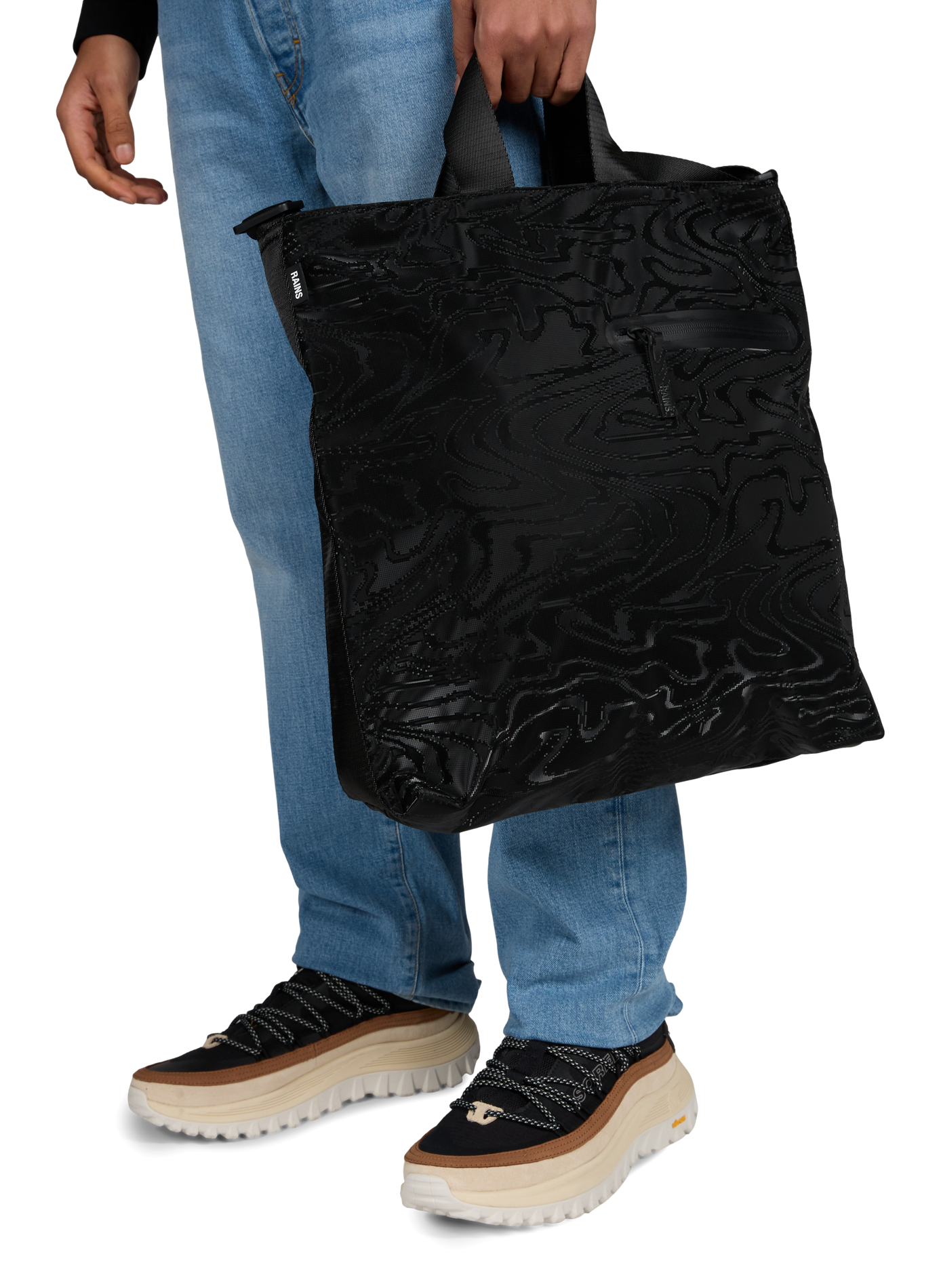 Dash Tote Bag W3 RAINS Noir