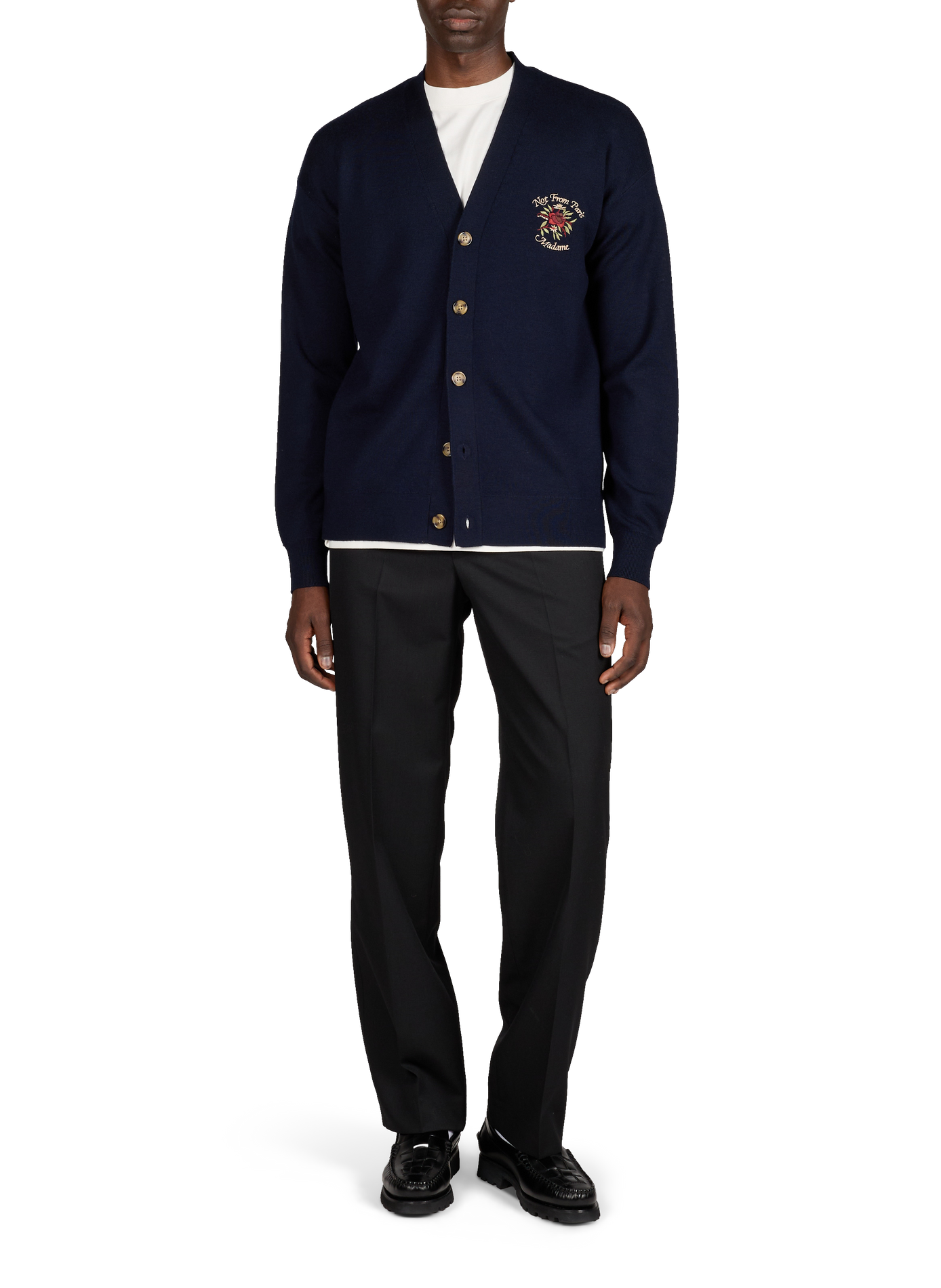 T-shirt à imprimé en coton DROLE DE MONSIEUR Beige