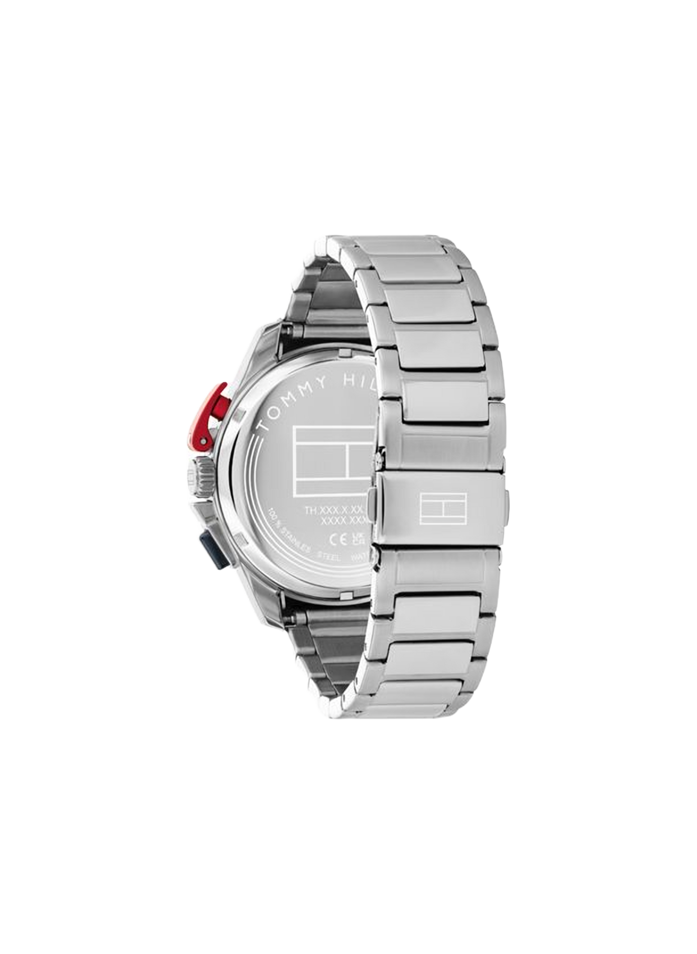Montre Bank en acier inoxydable TOMMY HILFIGER MONTRES Argent
