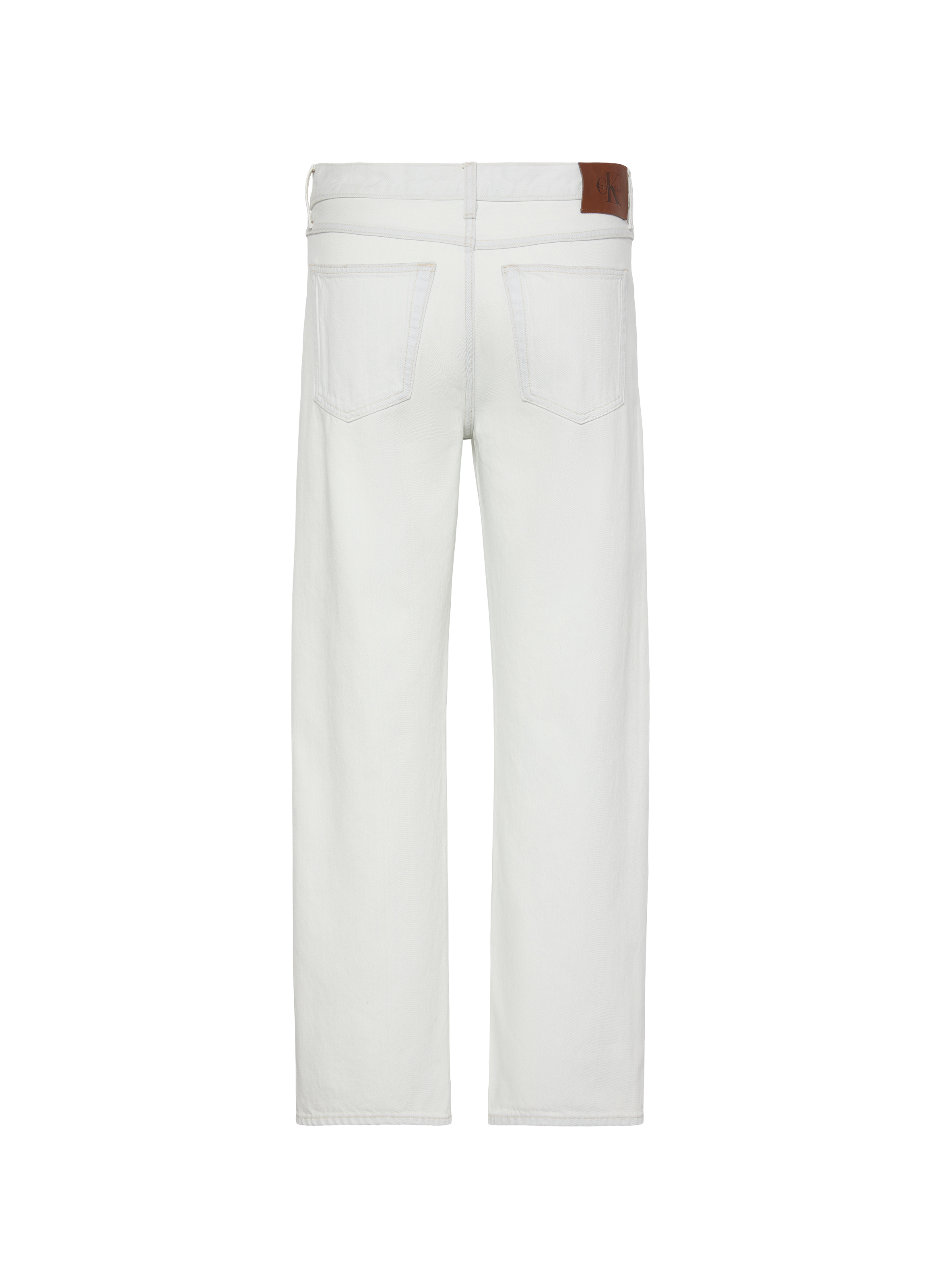 Straight cotton jeans CALVIN KLEIN Blue