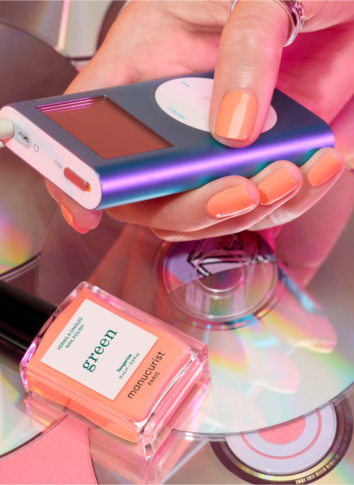 Green - Tangerine MANUCURIST Orange clair néon