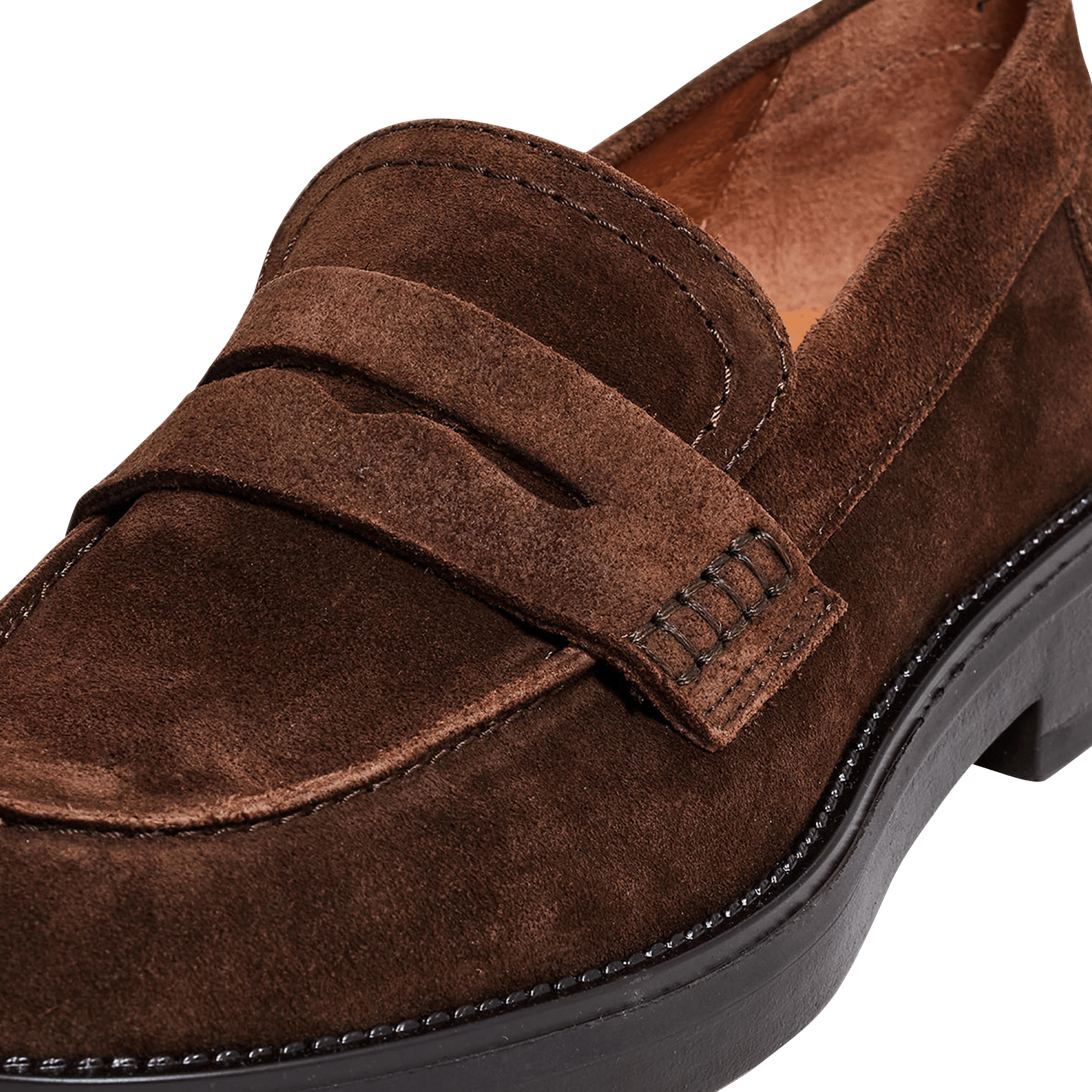 Mocassins en cuir velours mirna JONAK Marron