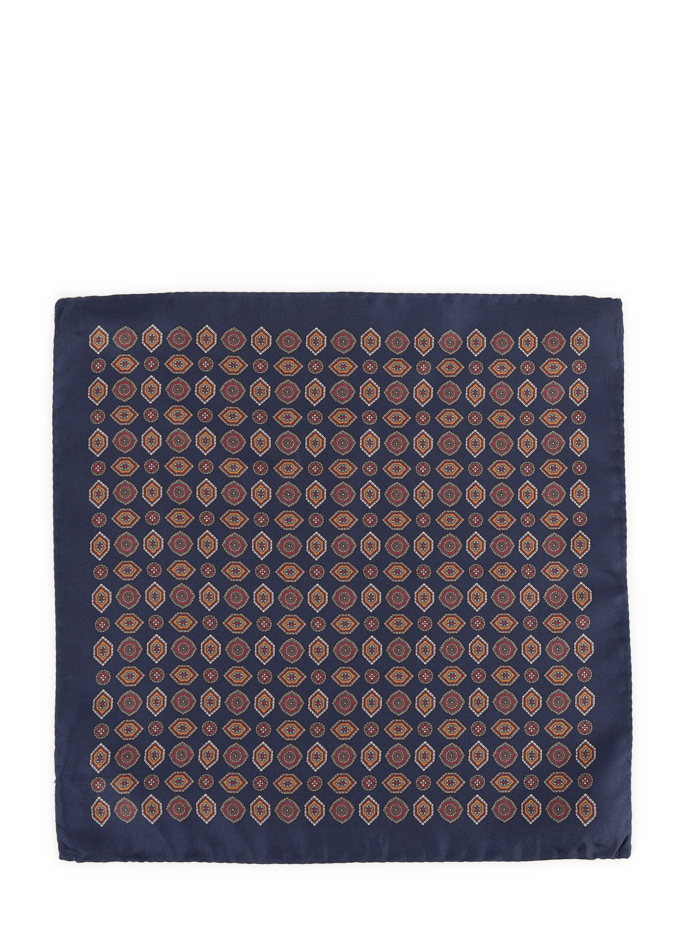 Patterned silk square scarf AU PRINTEMPS PARIS Multicolour