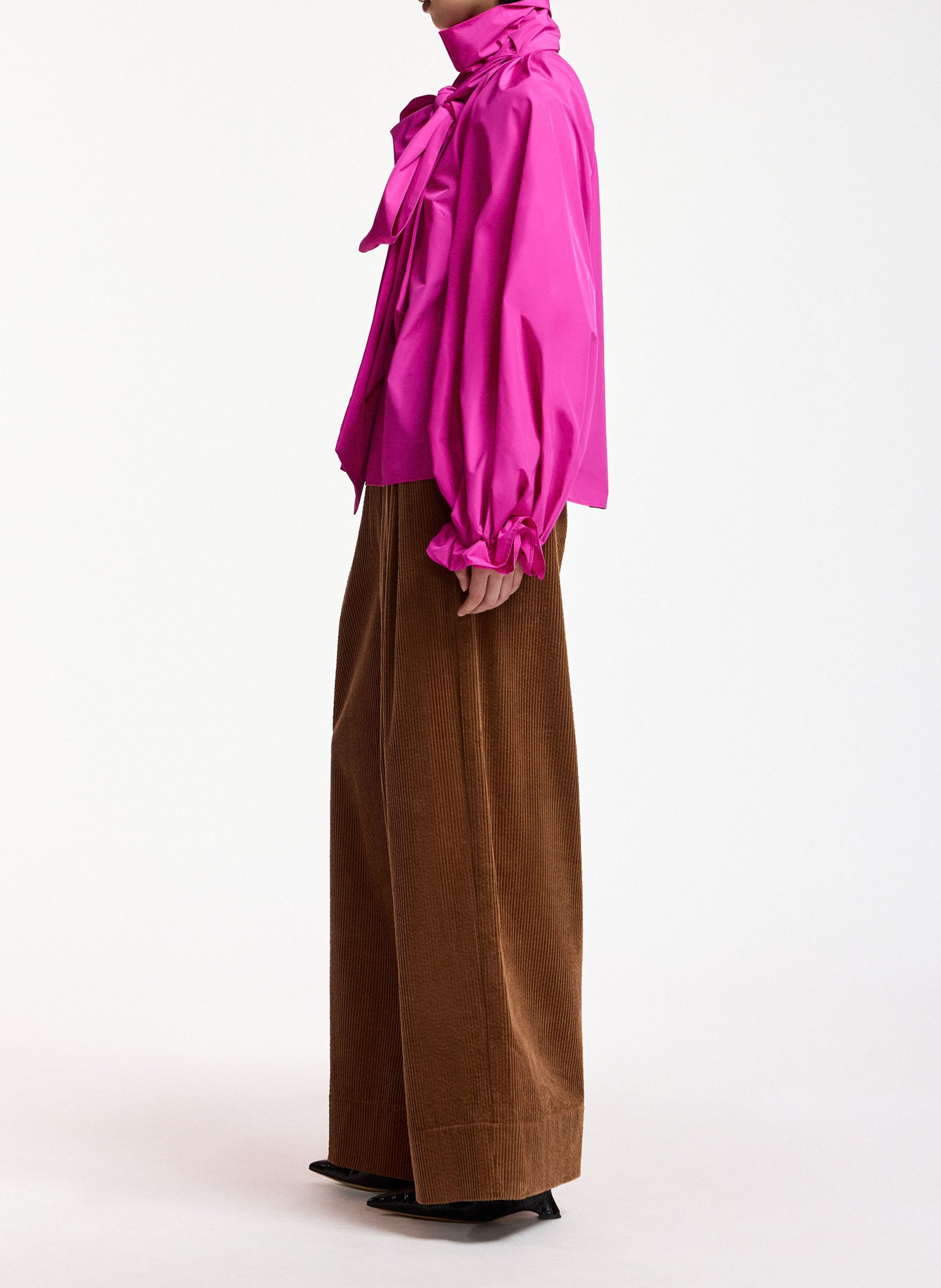 Blouse ample col lavallière keily ESSENTIEL ANTWERP Rose