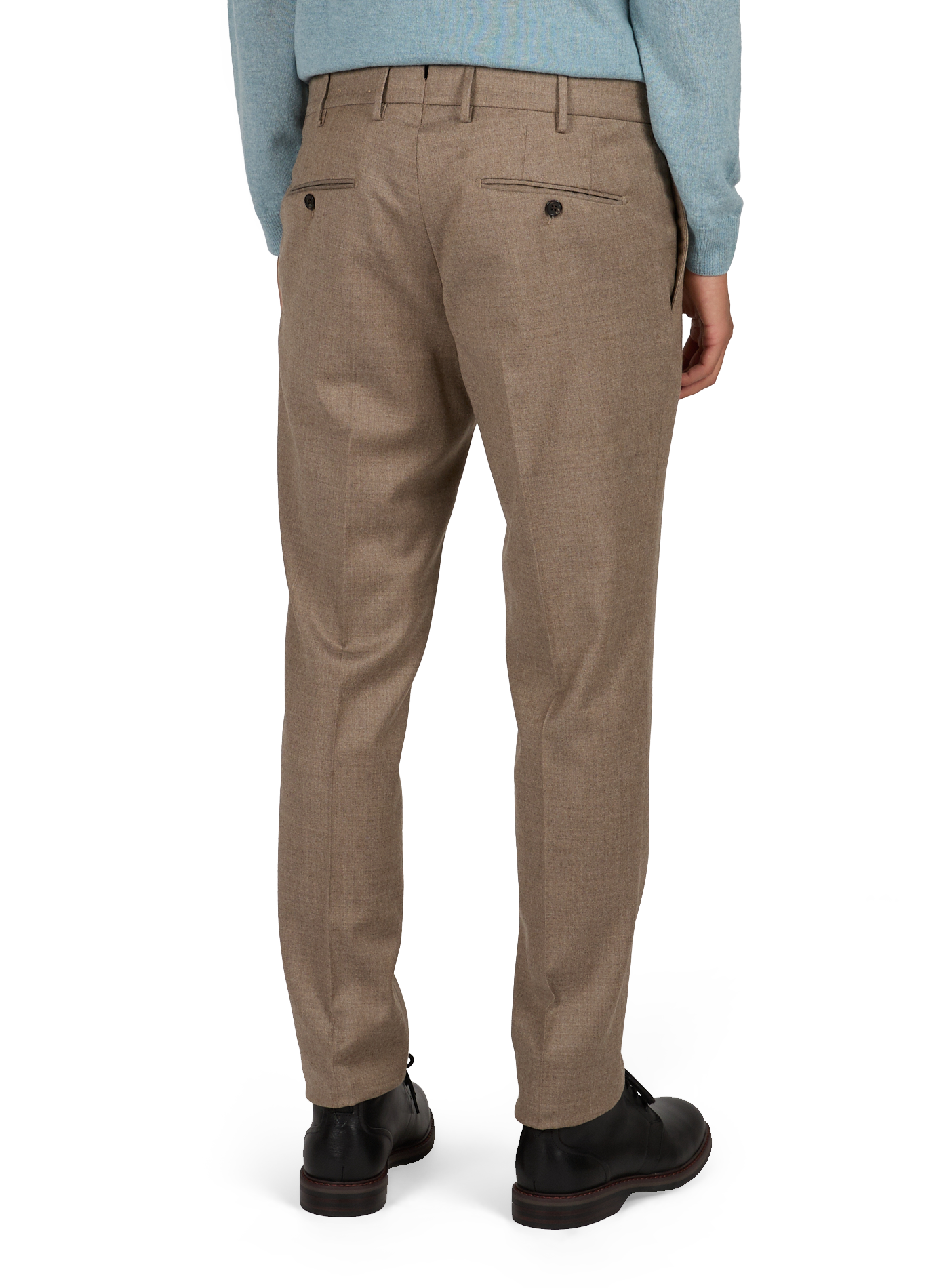 Solid wool-blend pants | Beige SLOWEAR Men