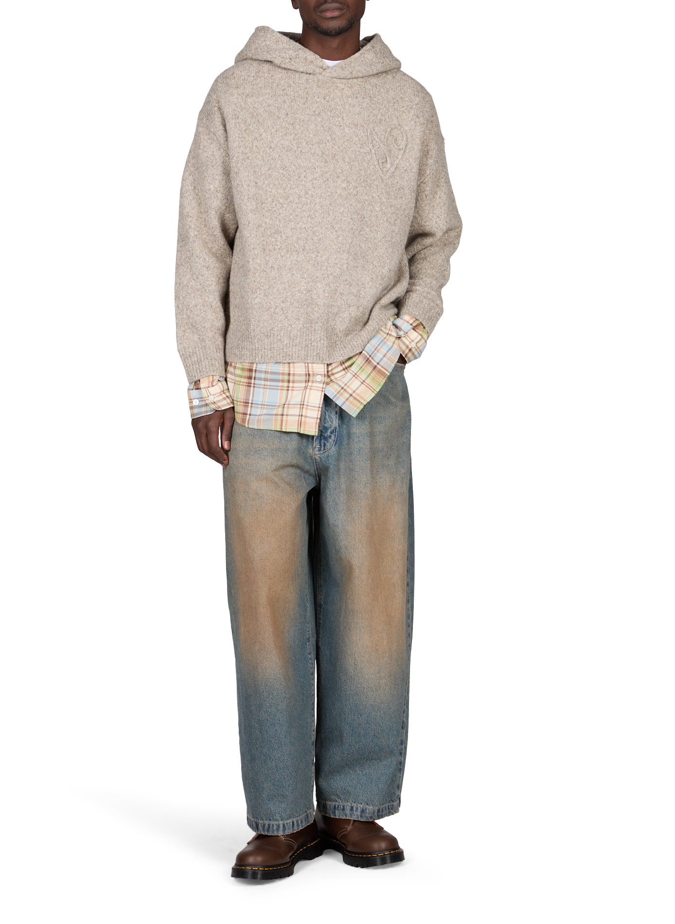 Oversized hoodie ACNE STUDIOS Beige