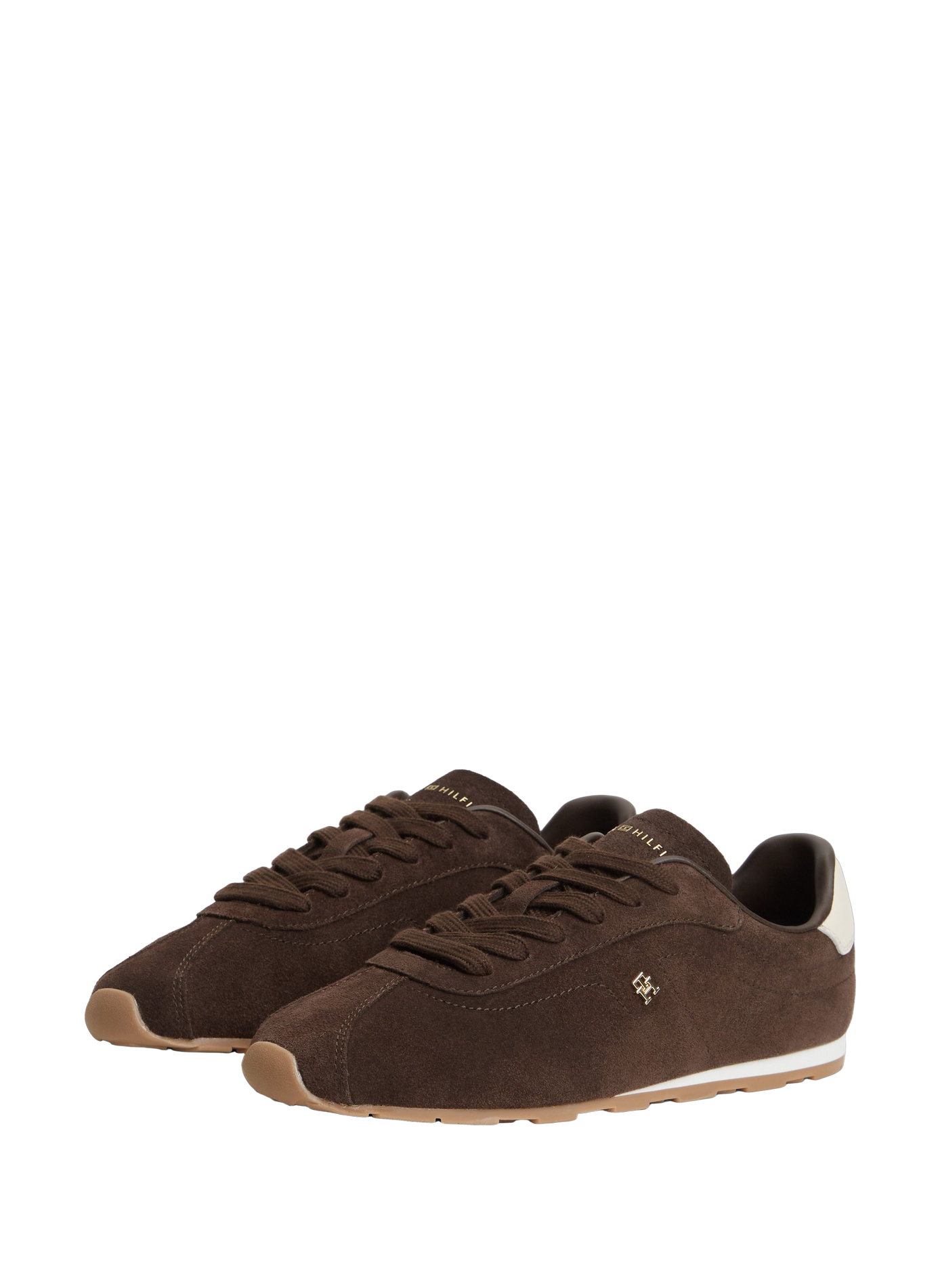 Sneaker aus Leder TOMMY HILFIGER Braun