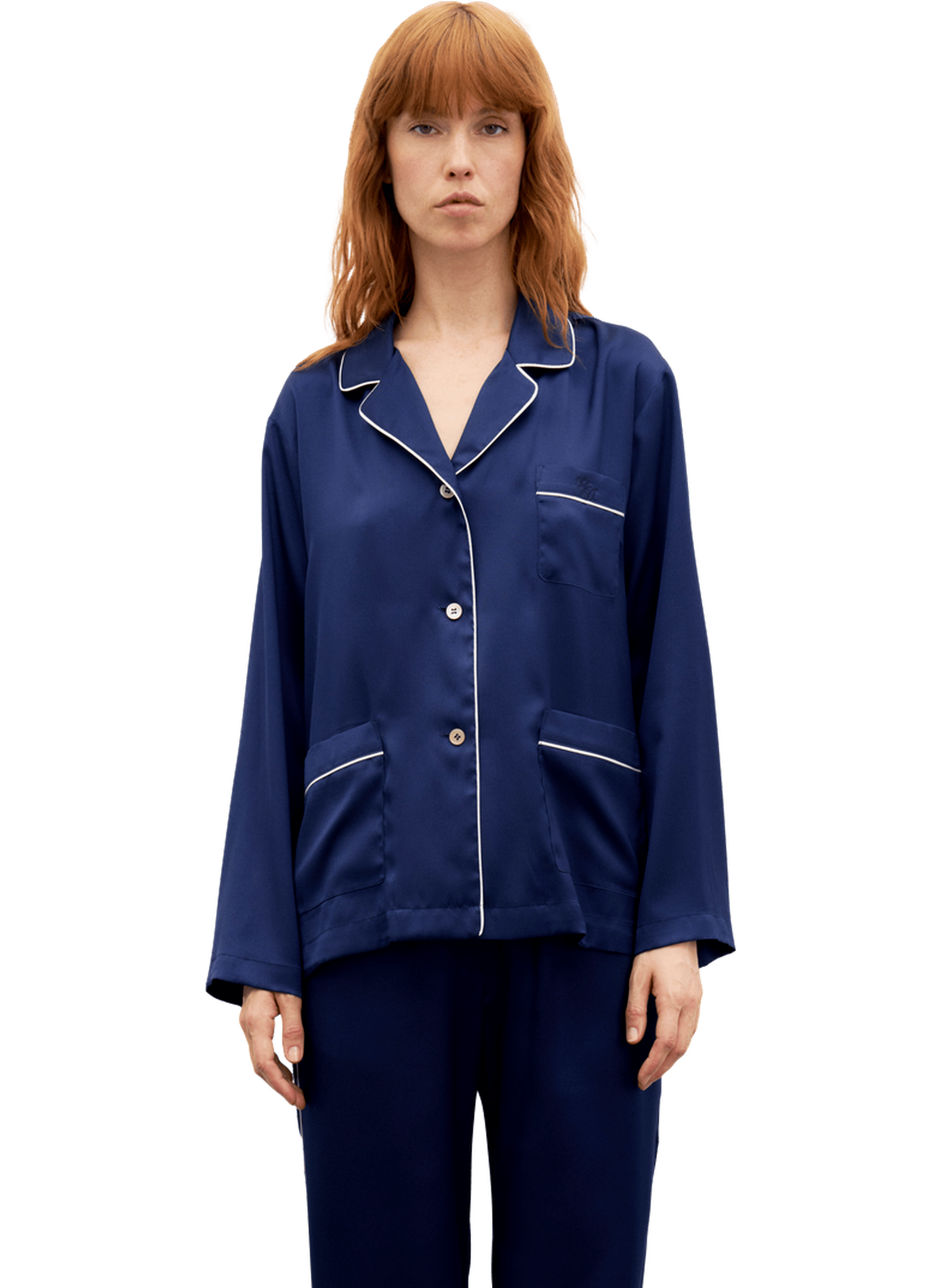 Chemise satinée - bahyalee GERARD DAREL Bleu