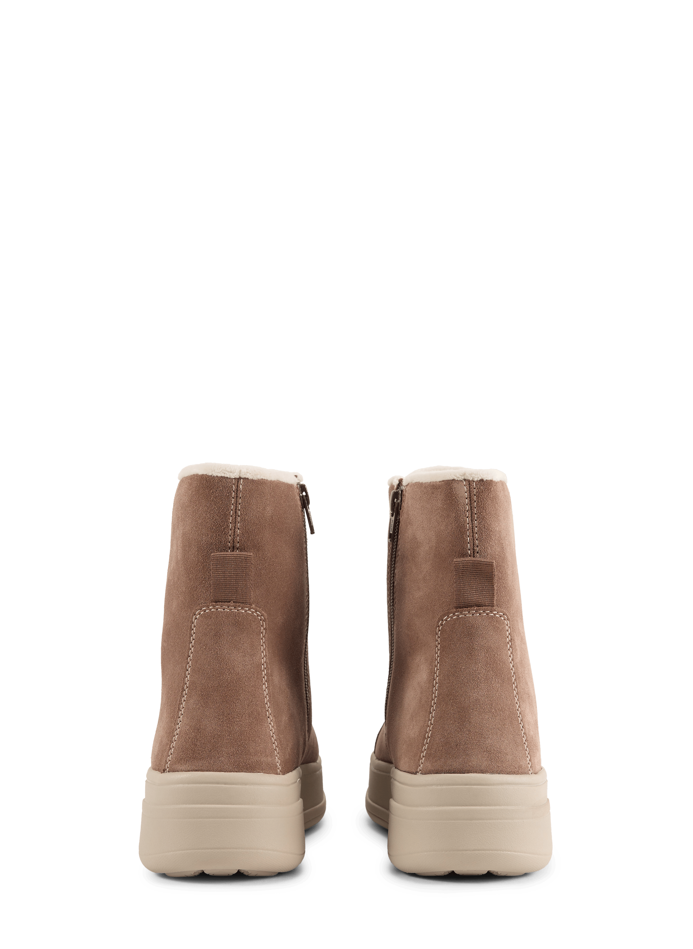 Baskets hautes en cuir GEOX Bruin