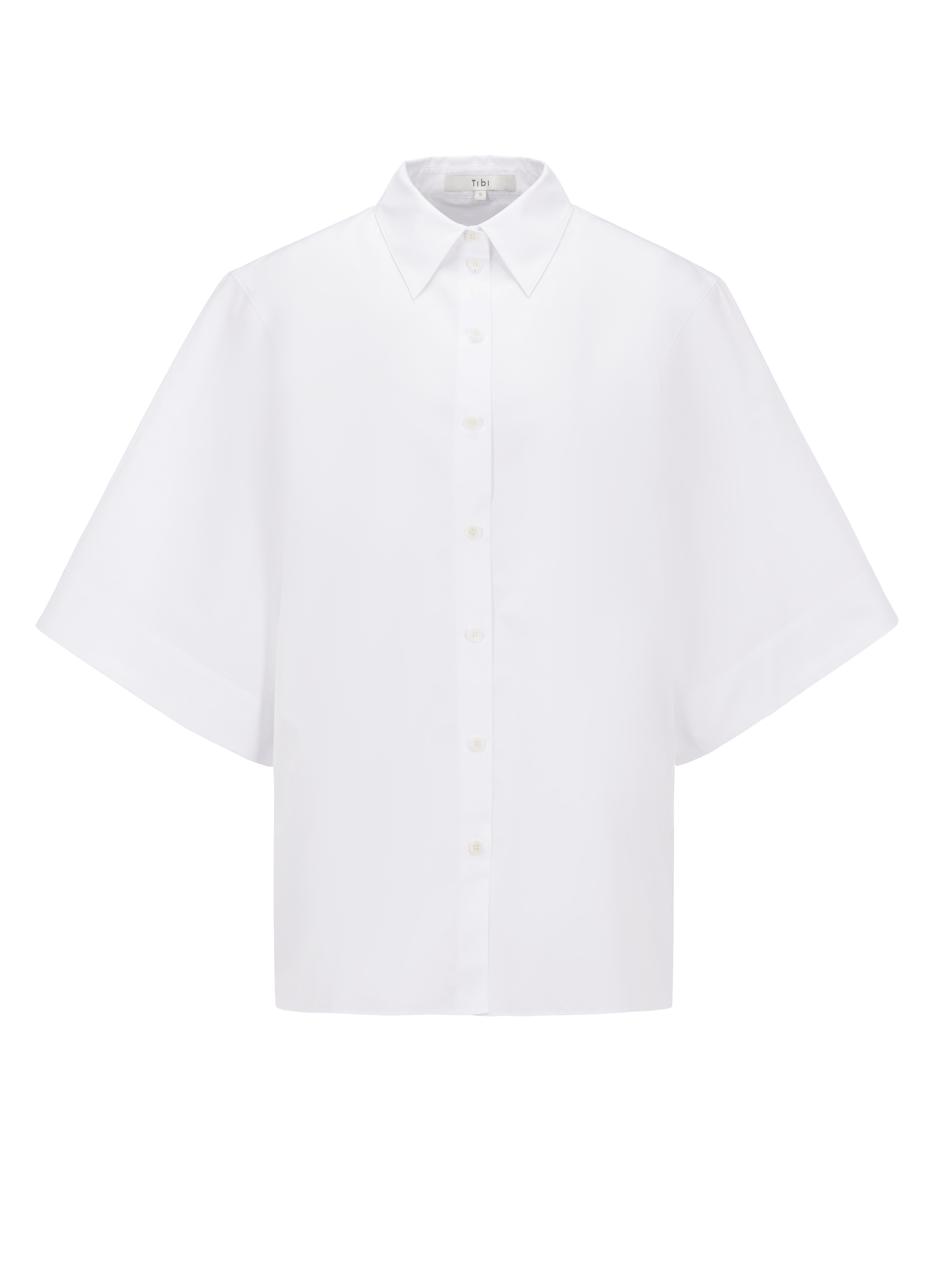 Chemise oversize en popeline de coton