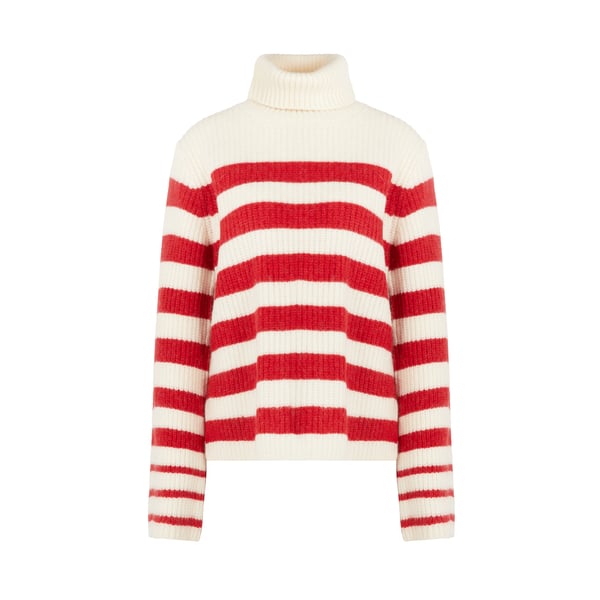 Pull Chikita rayé en laine et alpaga mélangés