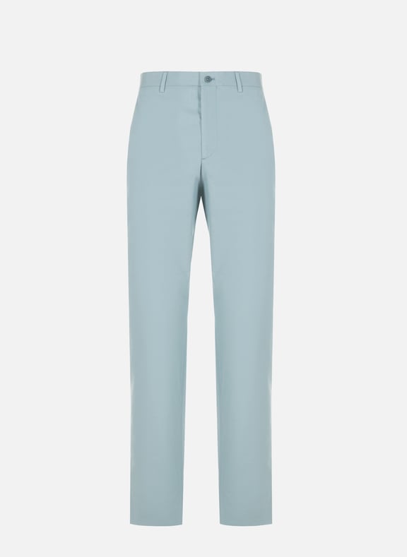 Pantalon slim en coton Vert by SAISON 1865 SAISON 1865 Pantalon slim en coton Vert