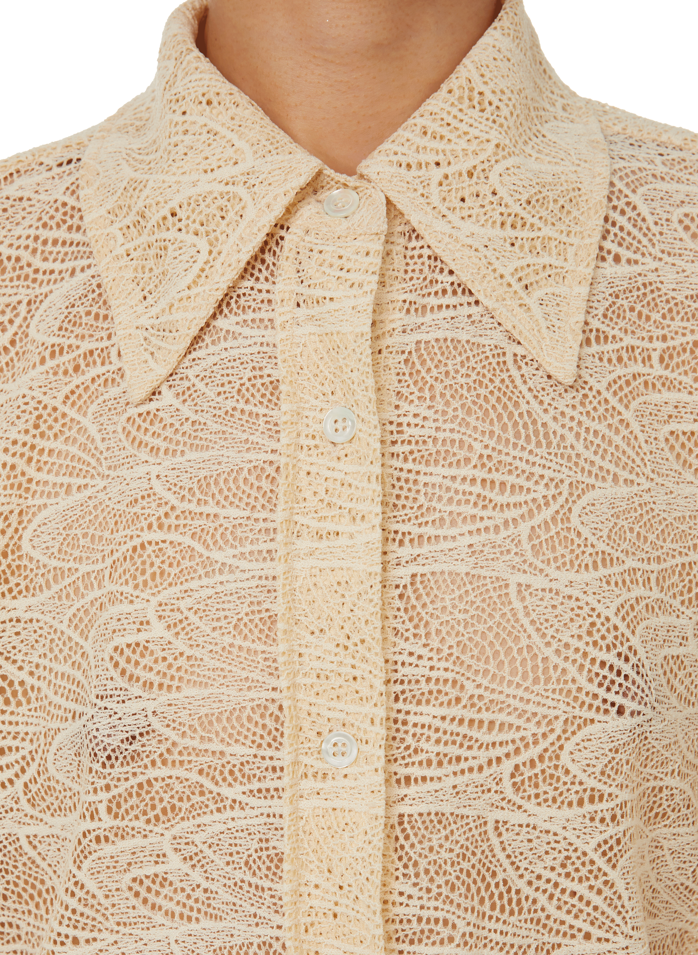 Lace shirt  BITE STUDIOS White