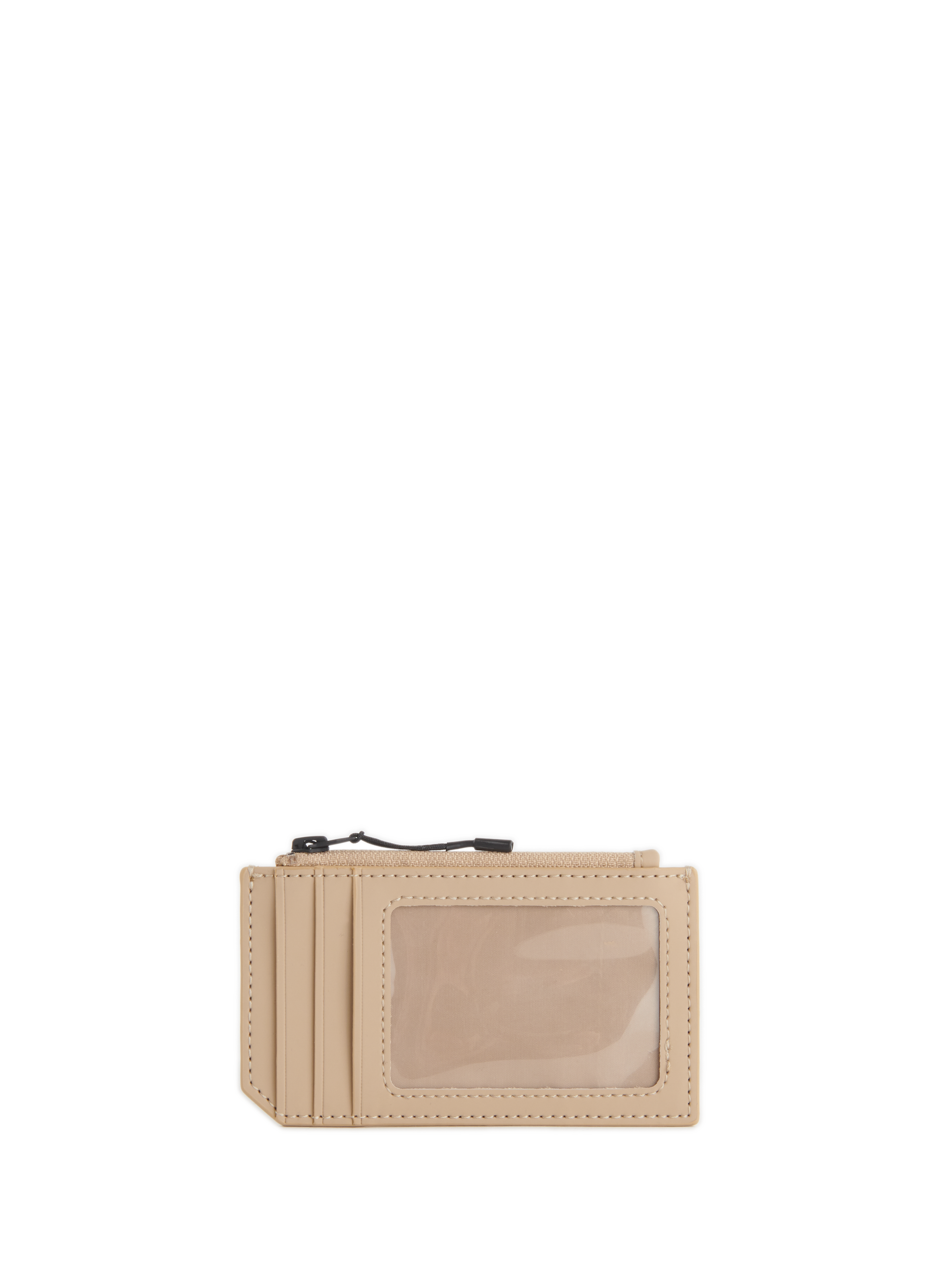 Porte-cartes lisse RAINS Marron