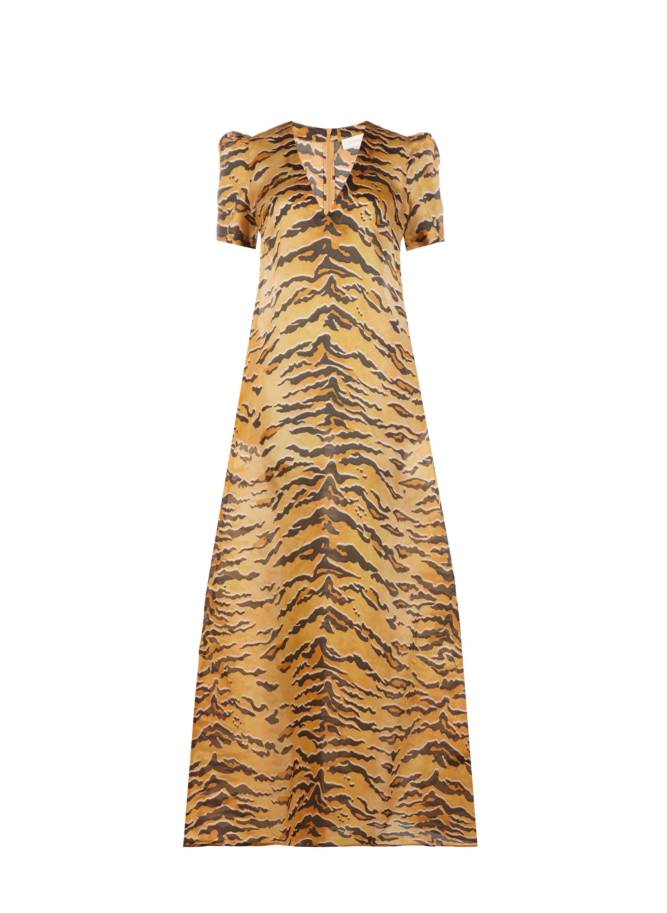 Robe longue en soie ZIMMERMANN Multicolore