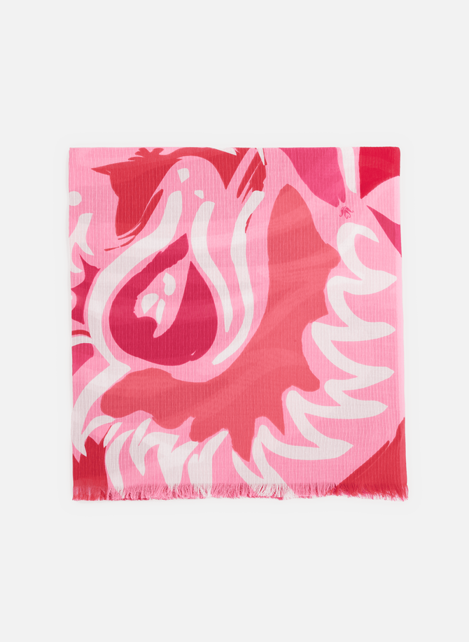 Printed cotton scarf PETRUSSE