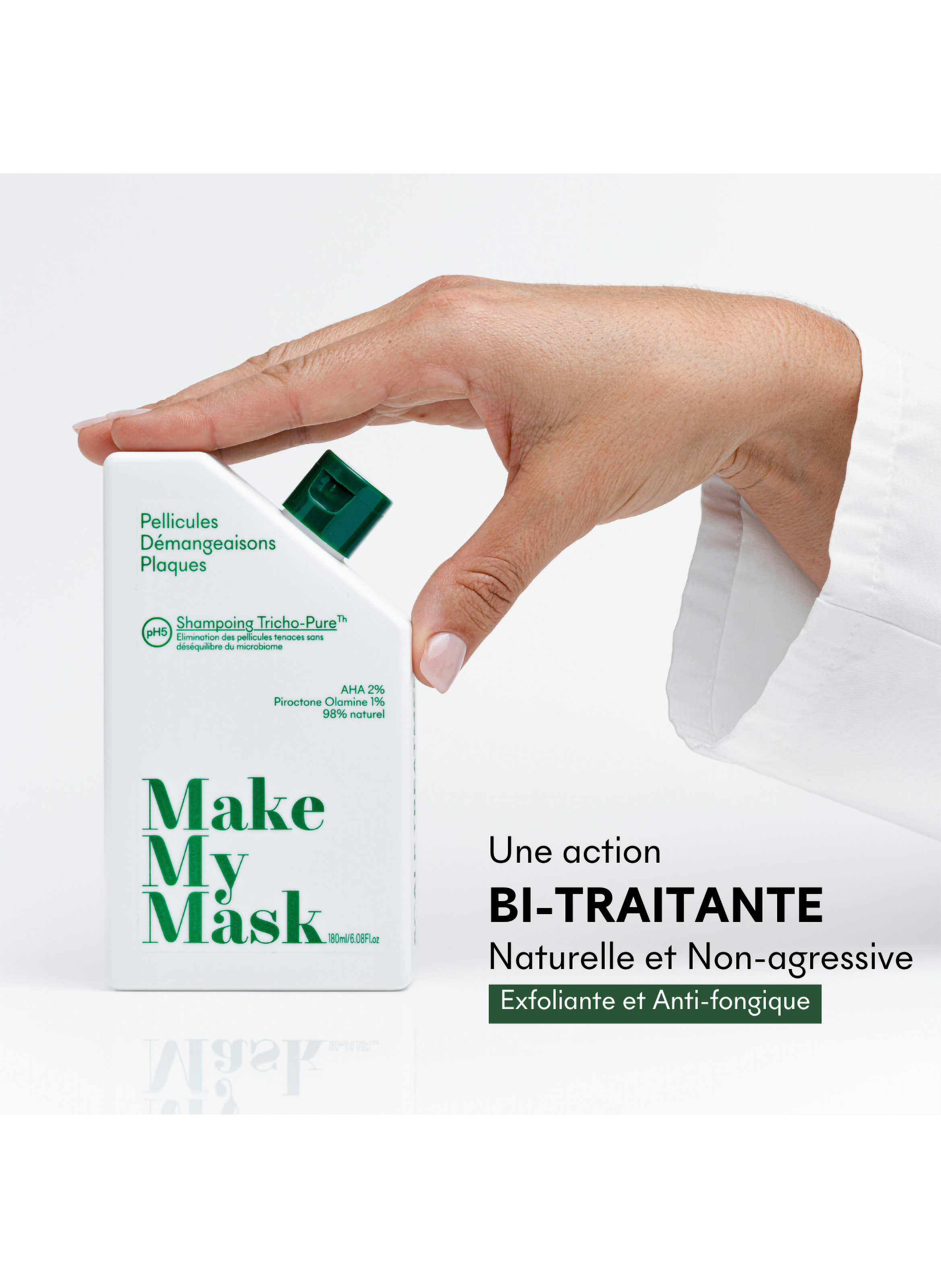 Tricho-Pure Anti-Dandruff Shampoo MAKE MY MASK No color