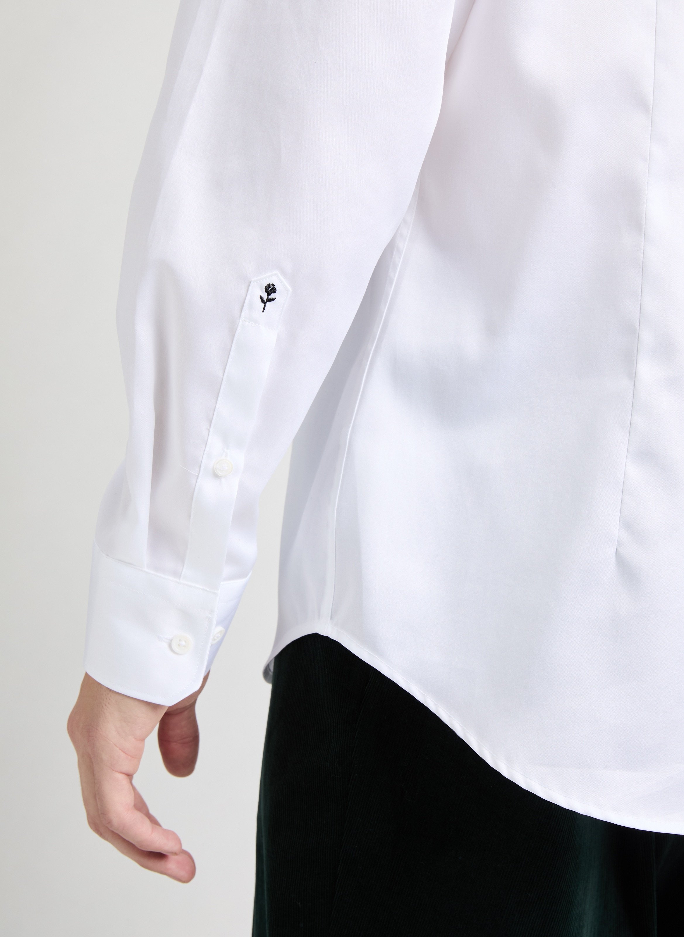 Hands Off umbrella SEIDENSTICKER White