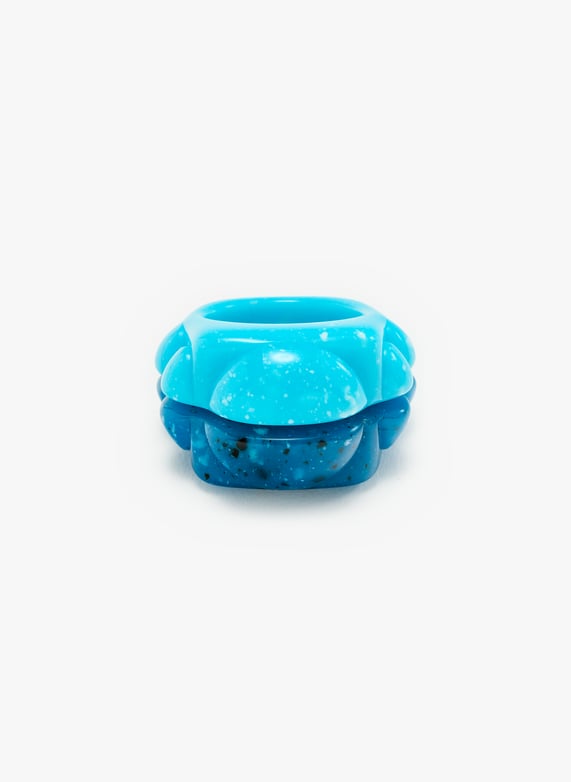 Half Marmagnum Ring | Blue by LA MANSO Half Marmagnum Ring Blue