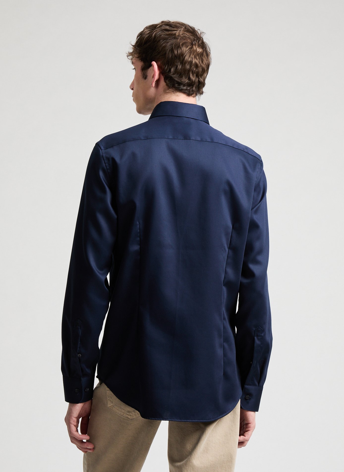 Chemise slim sans repassage SEIDENSTICKER Bleu