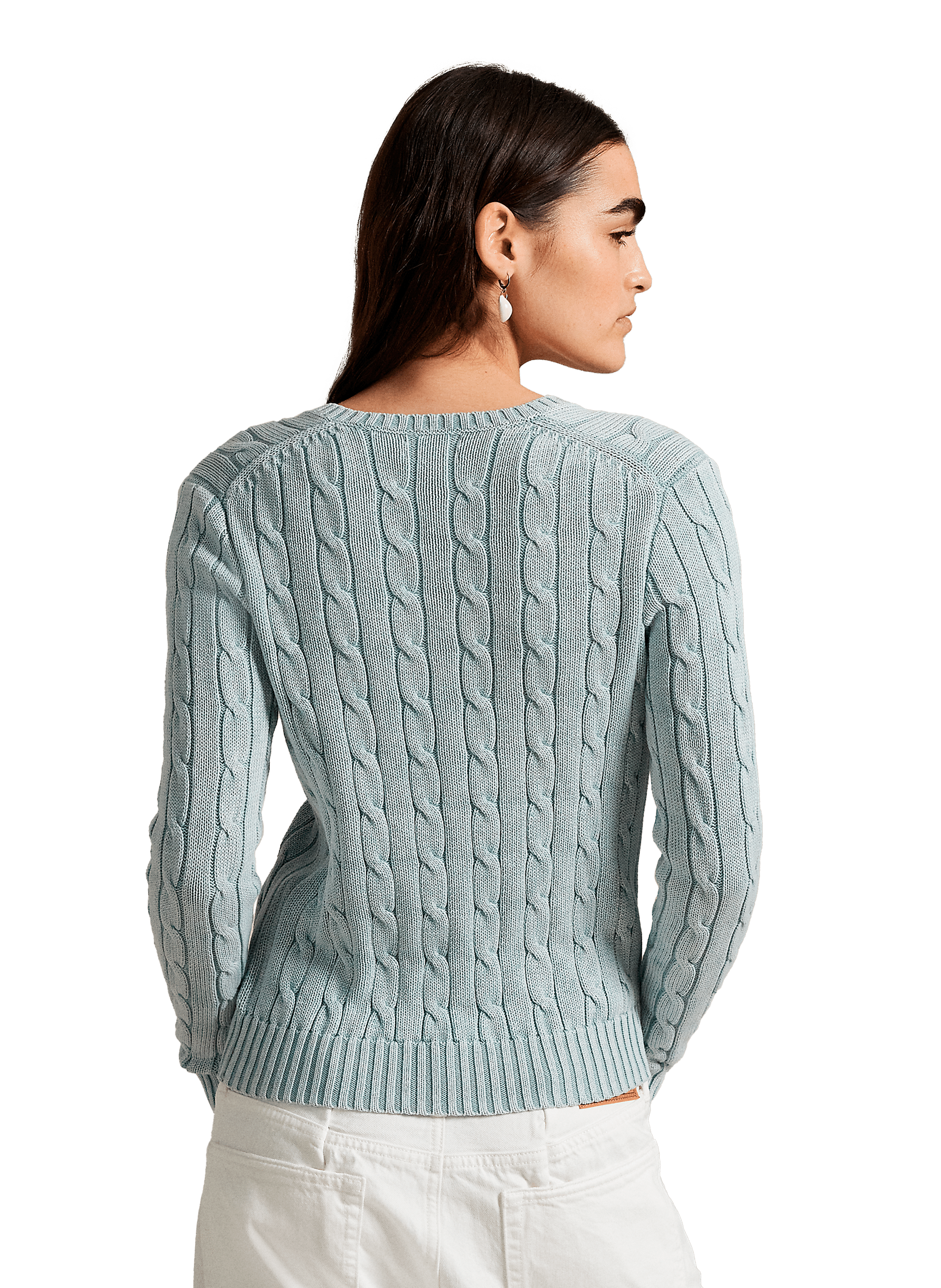 Pull en coton POLO RALPH LAUREN Bleu