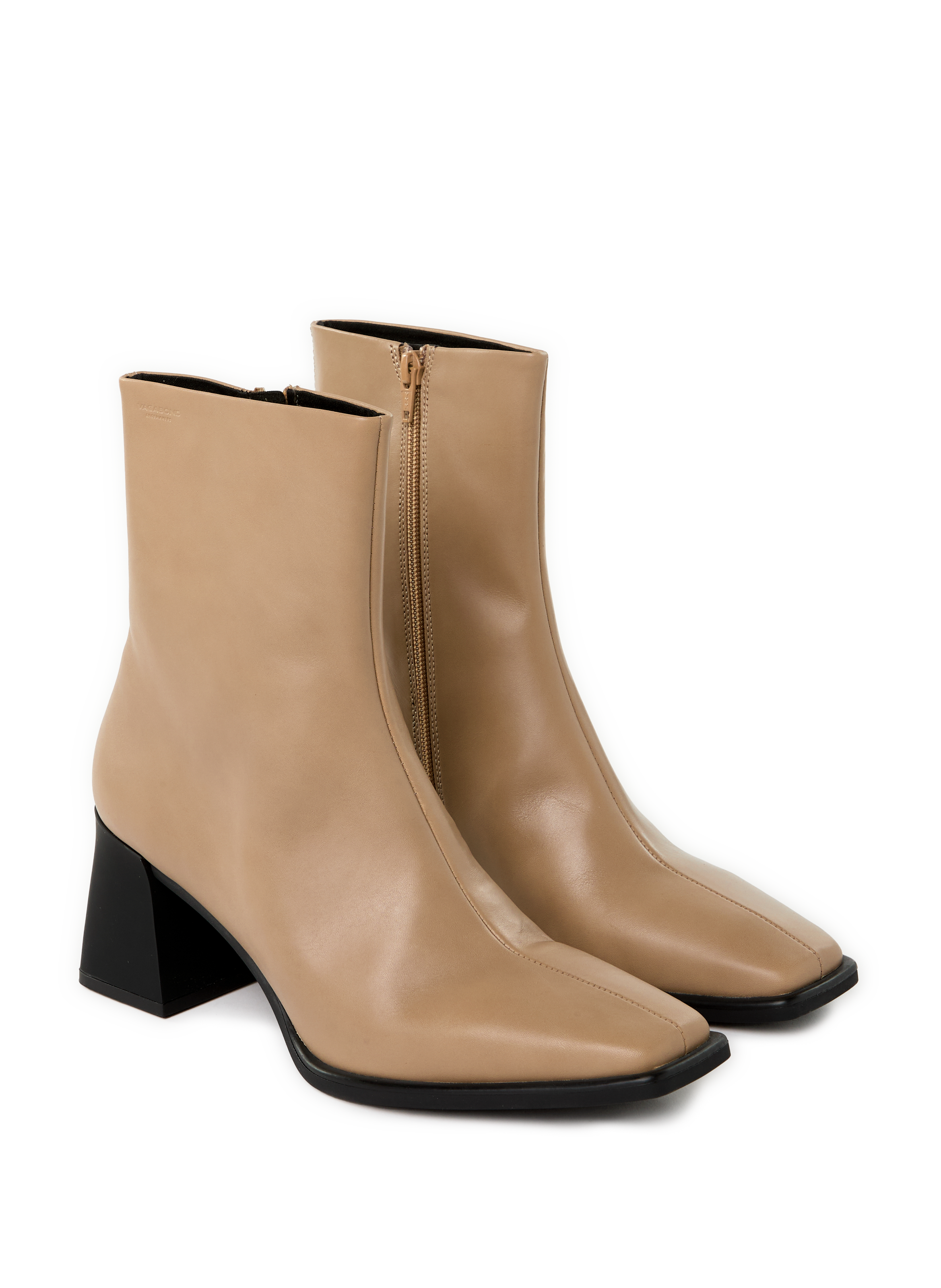 Bottines à talon en cuir  VAGABOND SHOEMAKERS Beige
