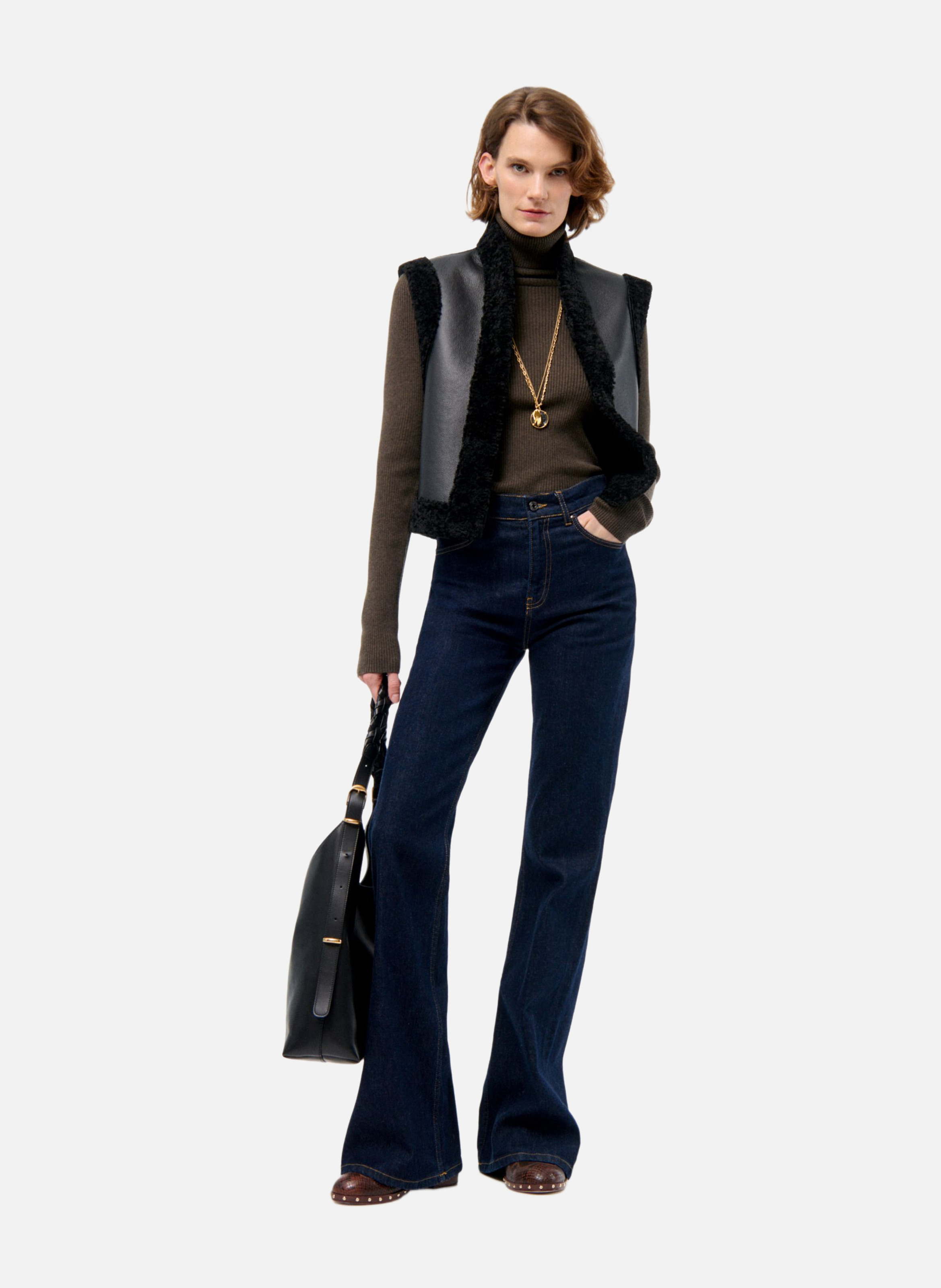 Gilet sans manche daman VANESSA BRUNO Noir