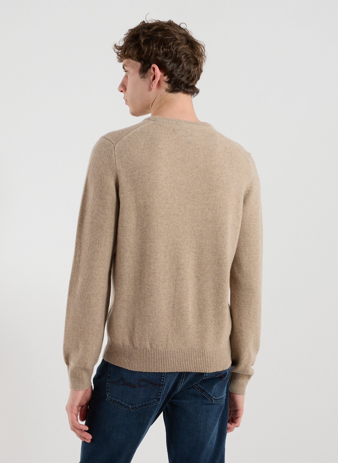 Crew-neck jumper HACKETT Beige