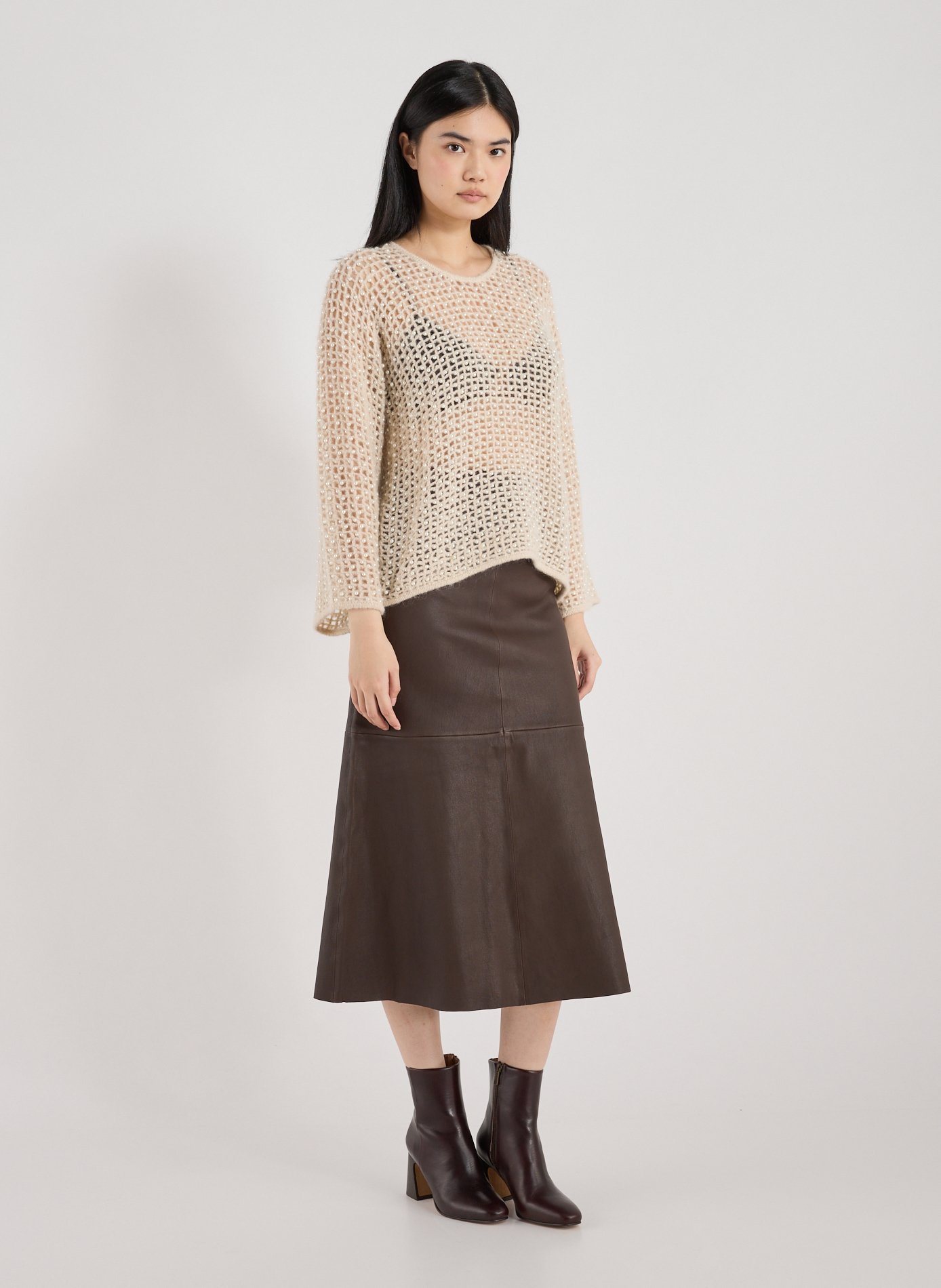 Pull en laine mélangé BY MALENE BIRGER Gris