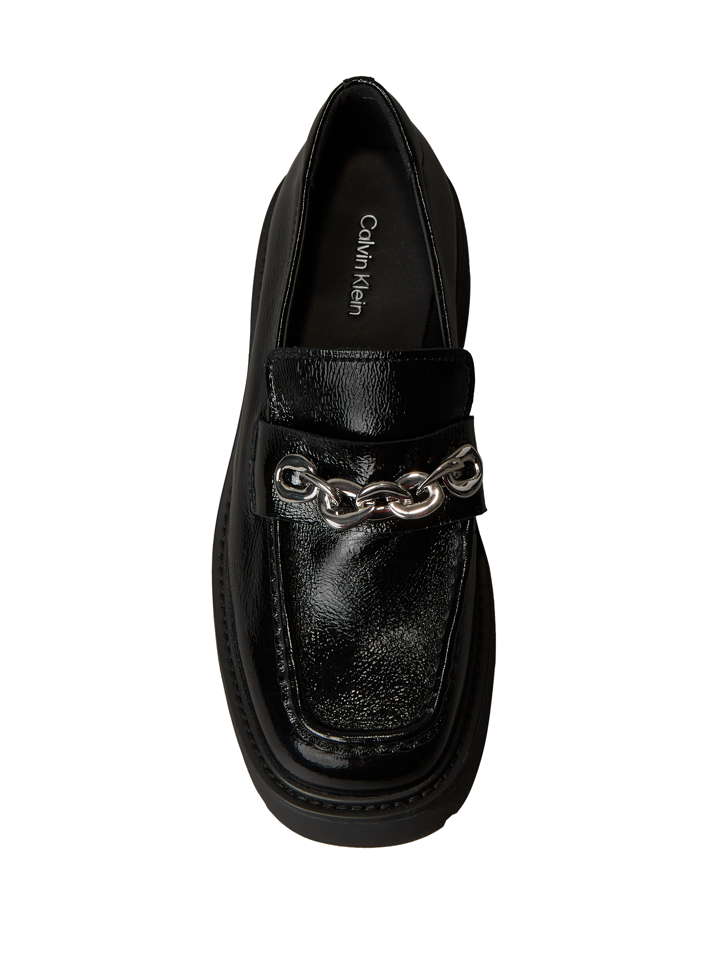 Moccasin with serrated sole CALVIN KLEIN Black