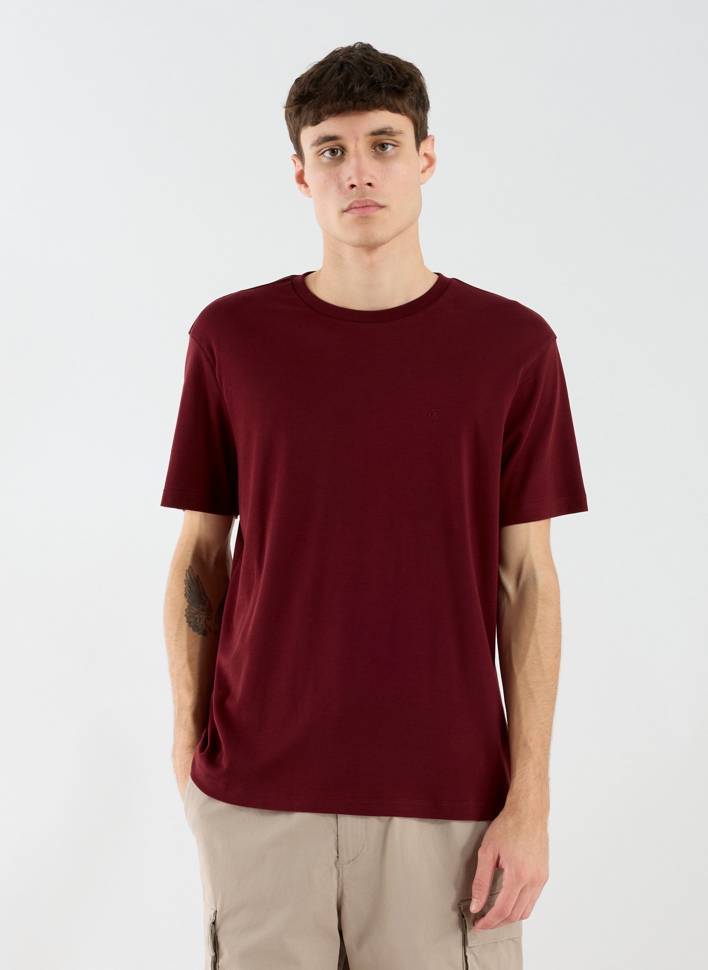 CALVIN KLEIN Classic Cotton T-Shirt Red