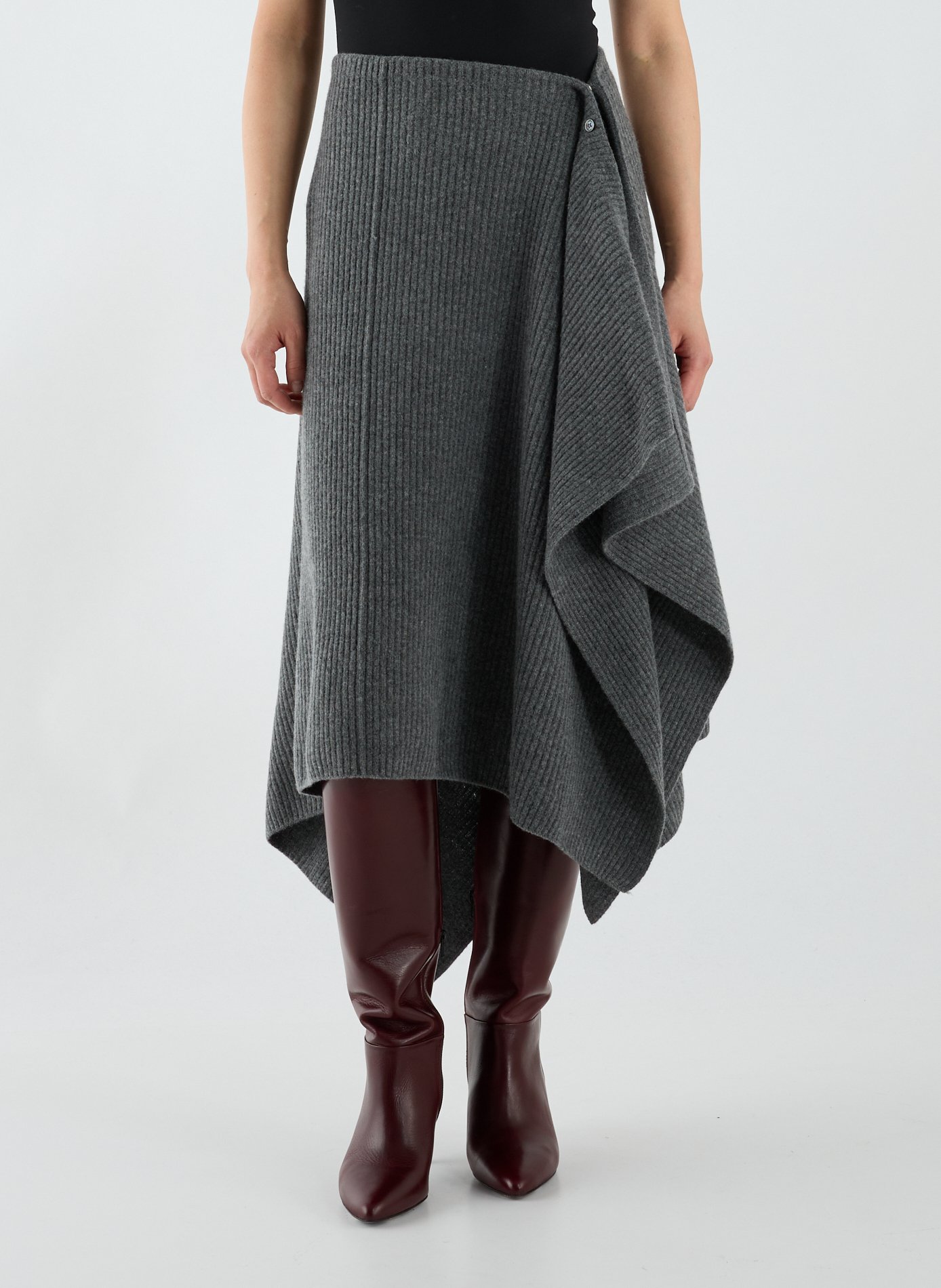 Asymmetrical cardigan EENK Grey