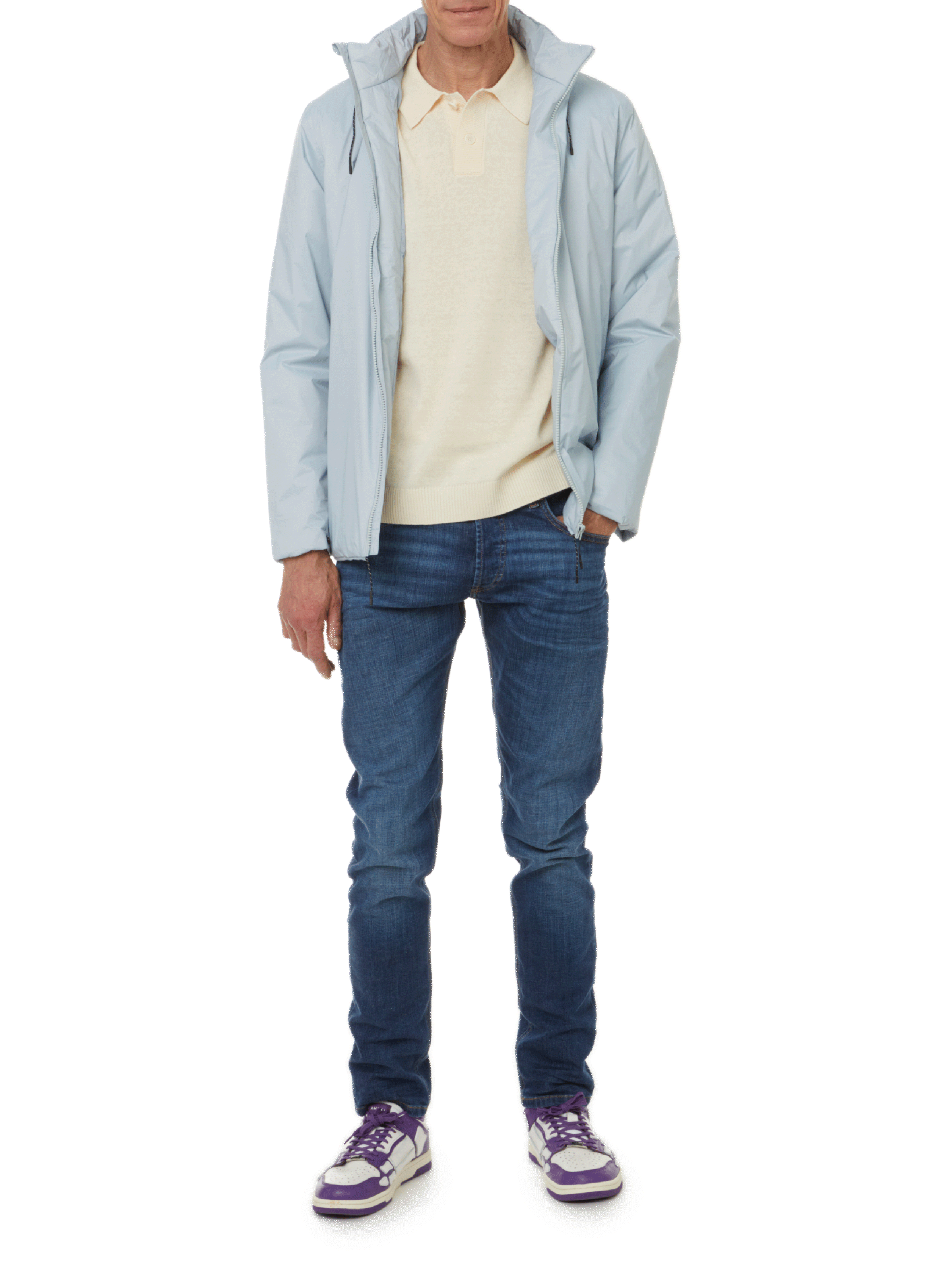 Polo en lin et coton SAISON 1865 Beige