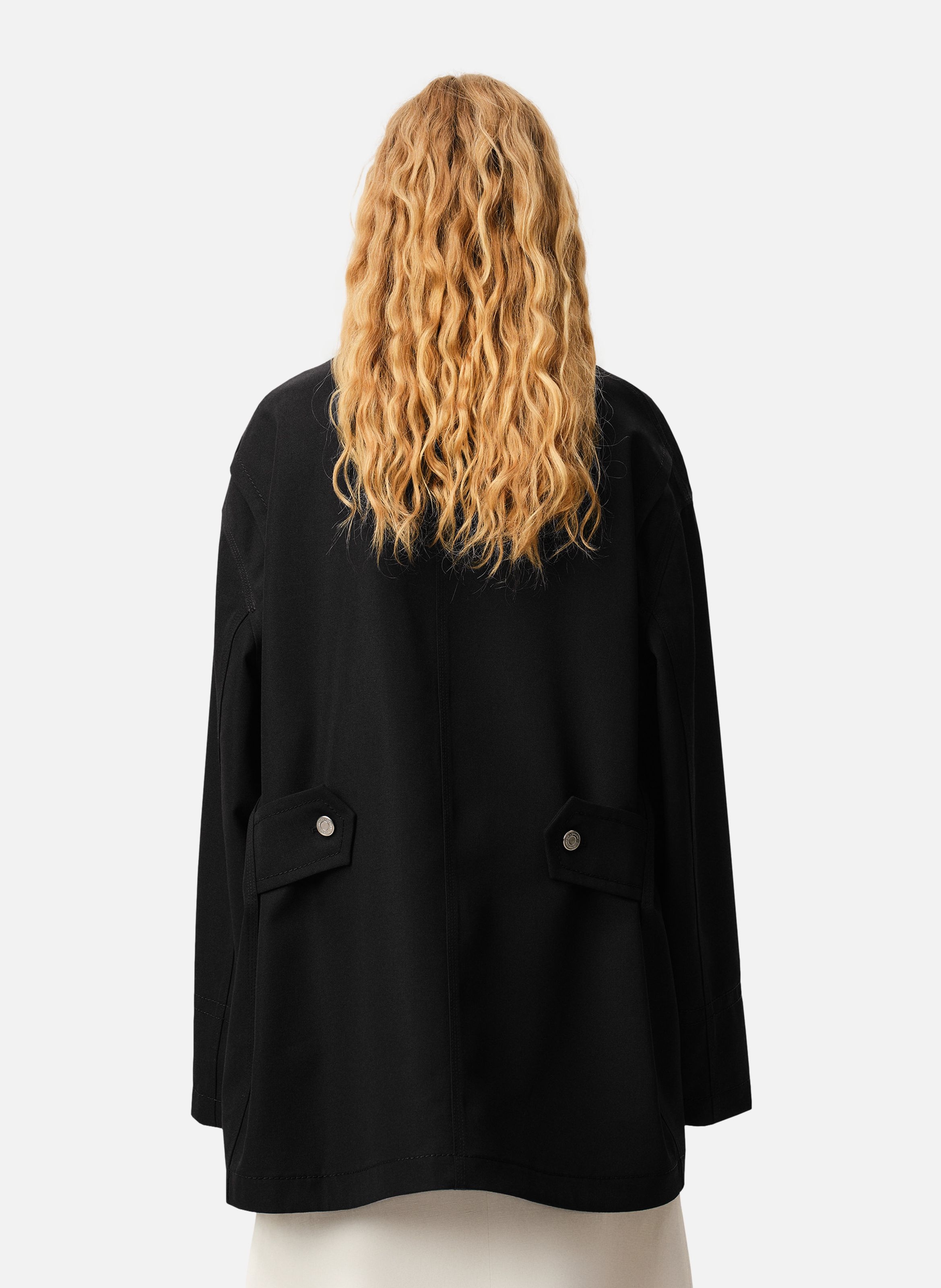 Veste worker unisexe en laine vierge AMI PARIS Noir