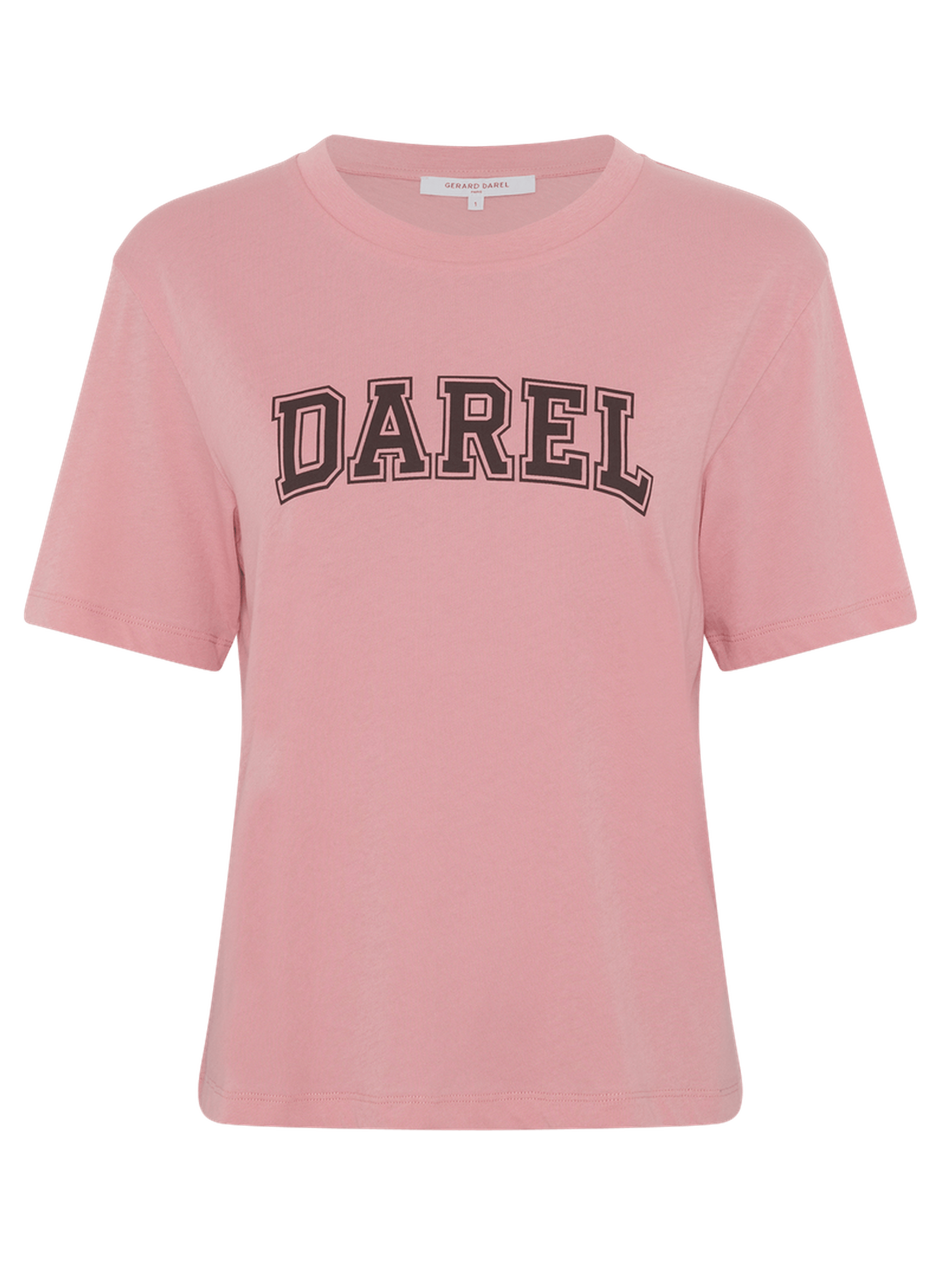 T-shirt en coton à inscription - melly GERARD DAREL Rose