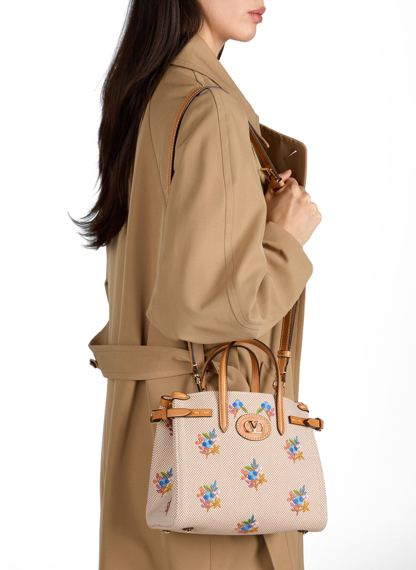 Sac cabas Antibes en coton VALENTINO Multicolore