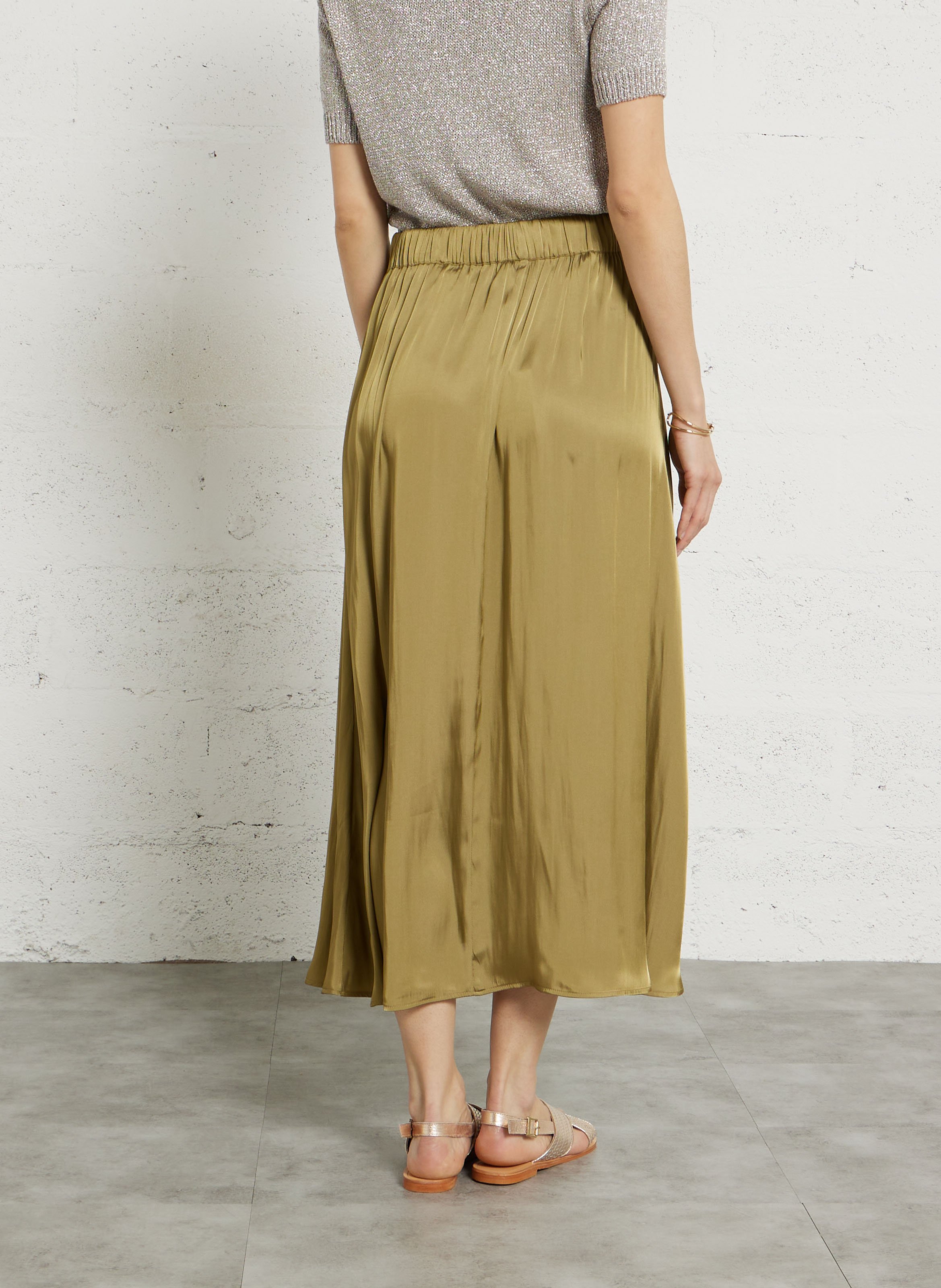 Jupe midi juliana MAISON 123 Vert