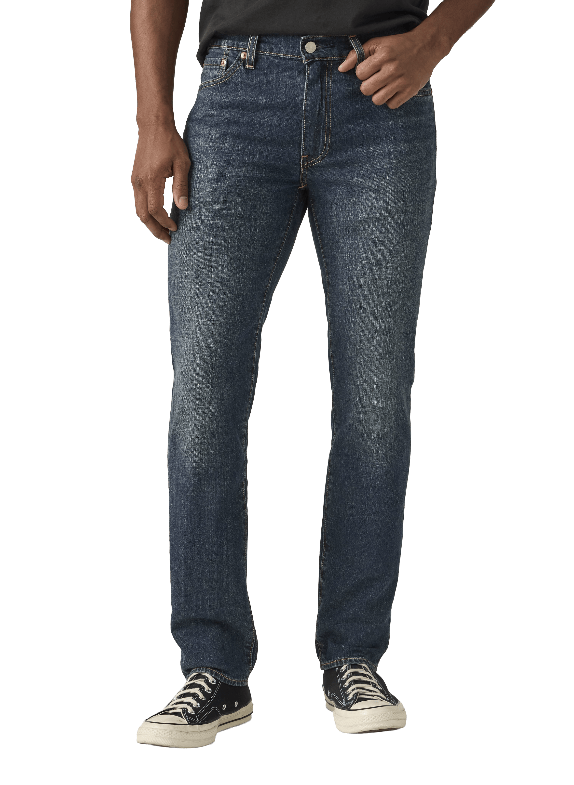 511 straight leg jeans in cotton and linen LEVI'S Blue