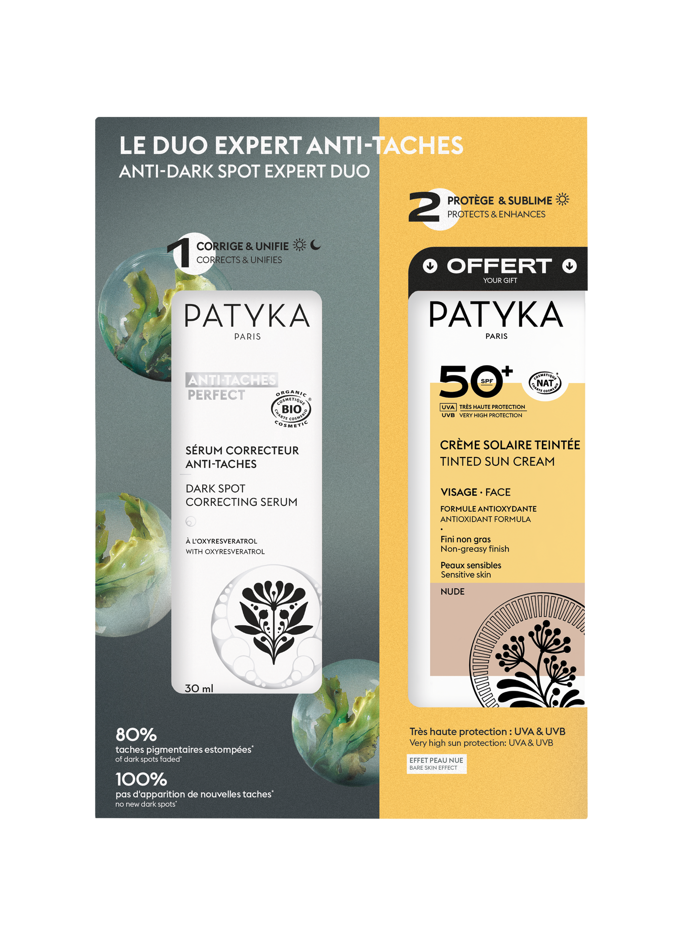 Duo expert anti-spot set PATYKA No color
