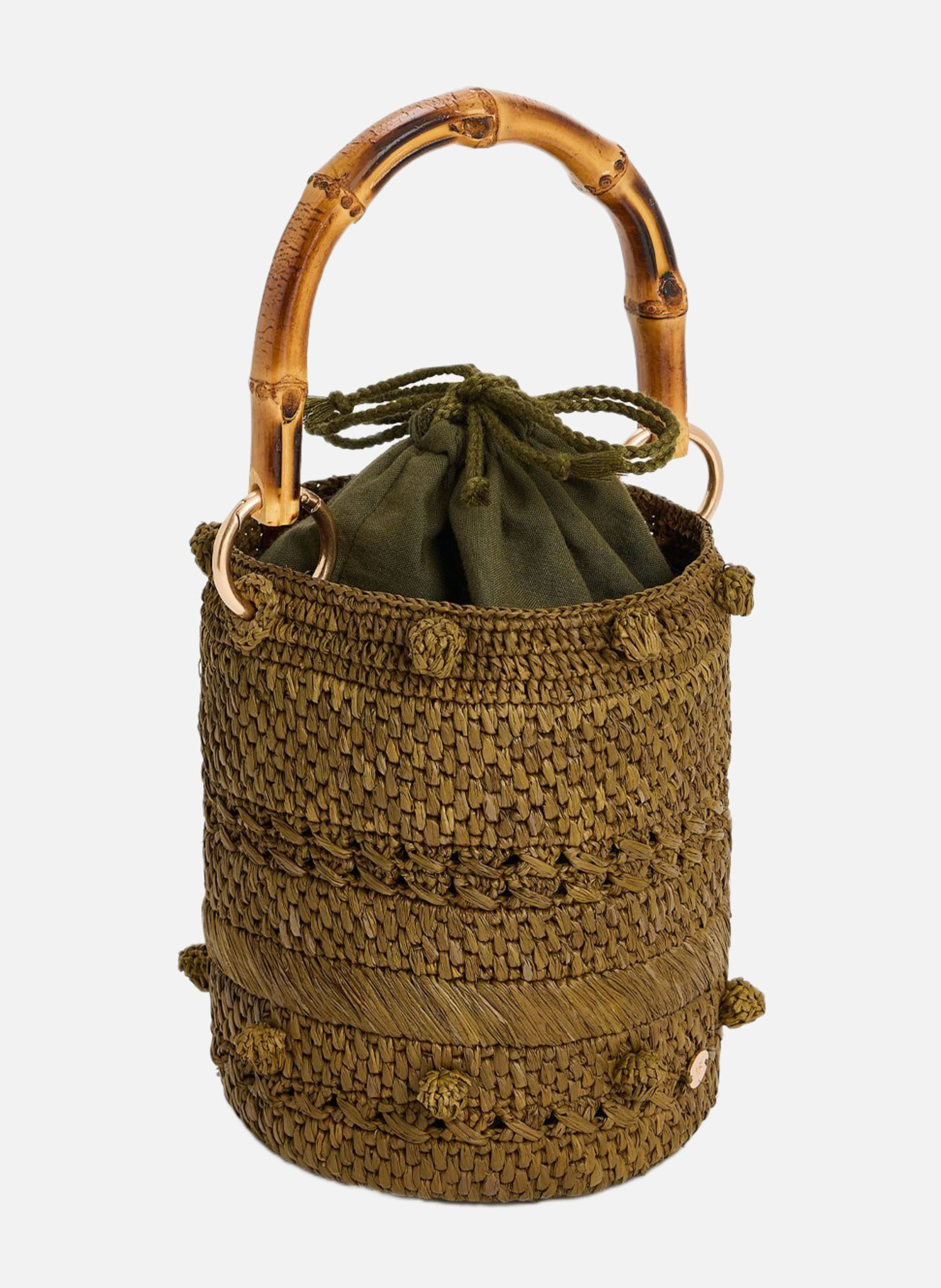 Petit sac seau VANESSA BRUNO Vert