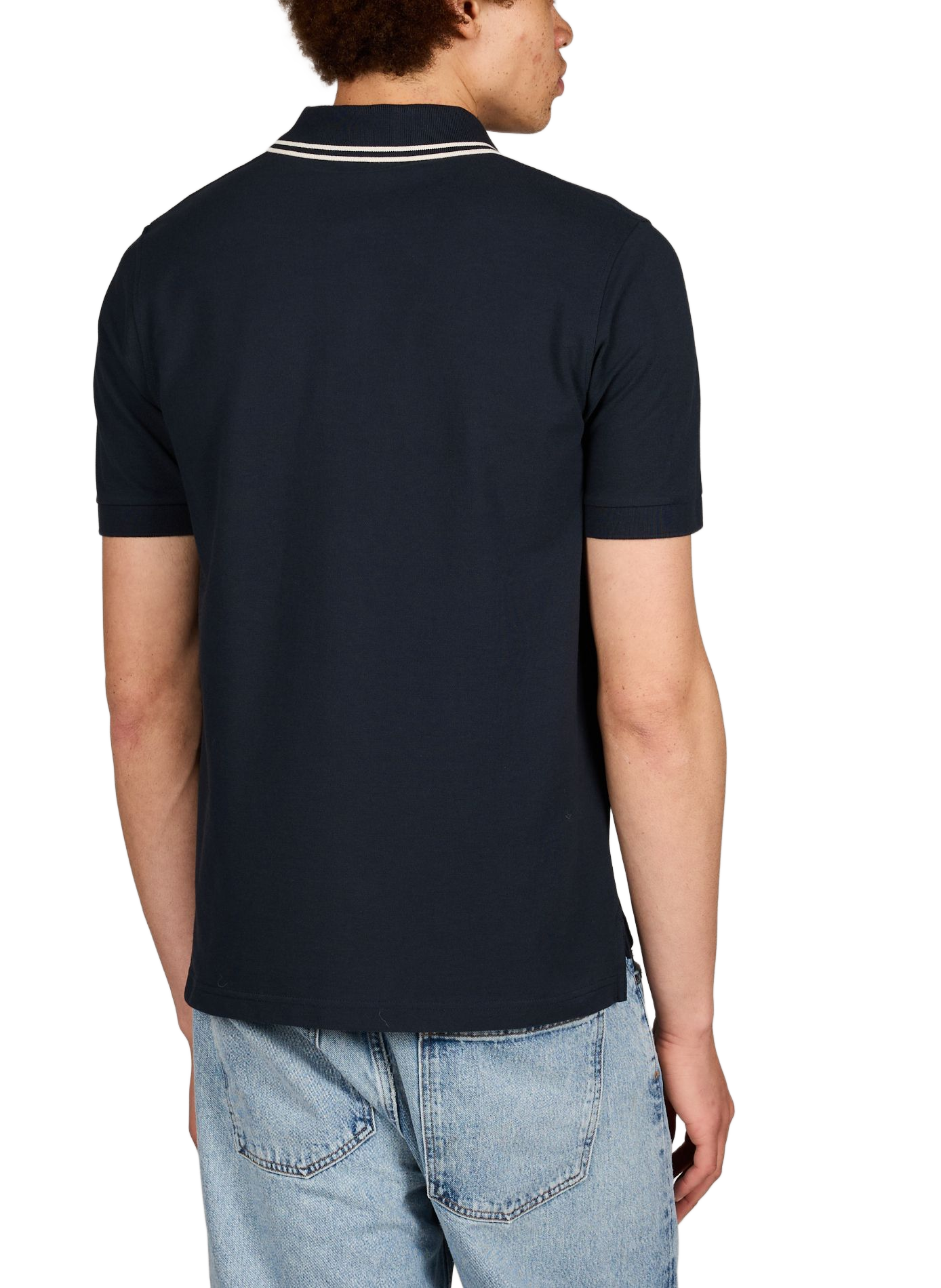 Short-sleeved polo shirt in blended cotton AIGLE Blue